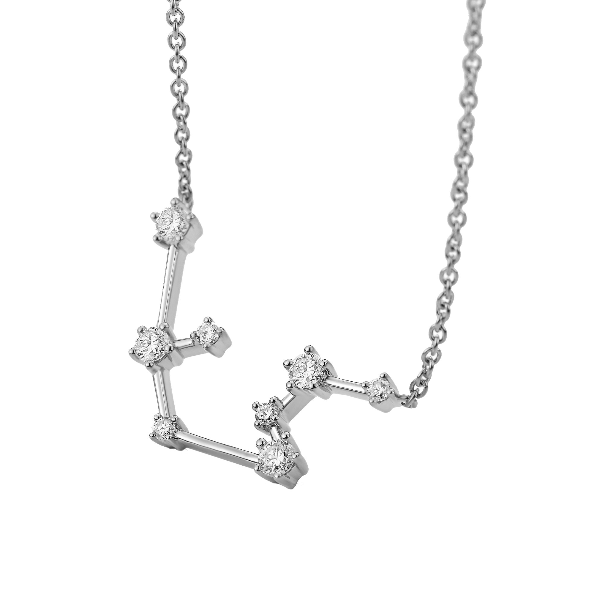  Aquarius necklace - Aquarius Zodiac Necklace -  The Future Rocks -    14 