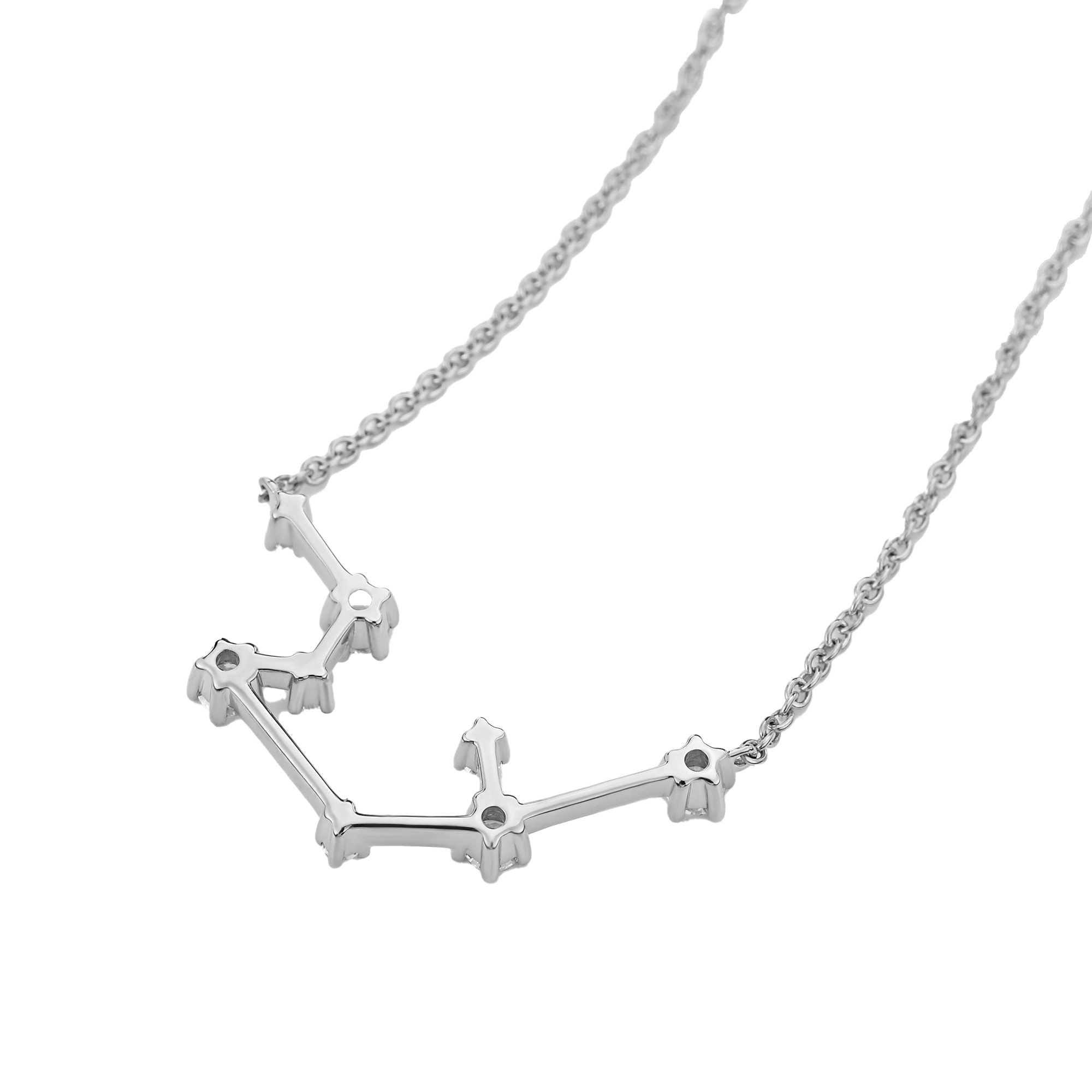  Aquarius necklace - Aquarius Zodiac Necklace -  The Future Rocks -    16 