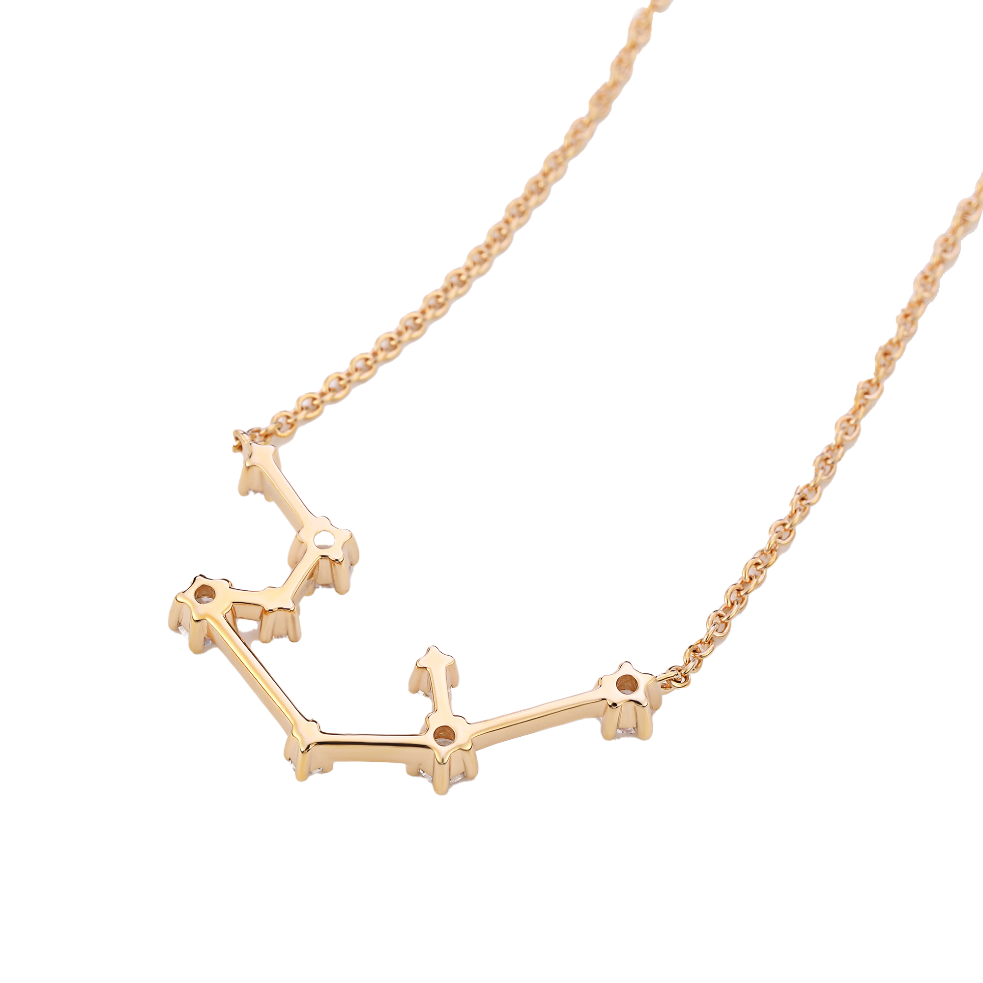  Aquarius necklace - Aquarius Zodiac Necklace -  The Future Rocks -    24 