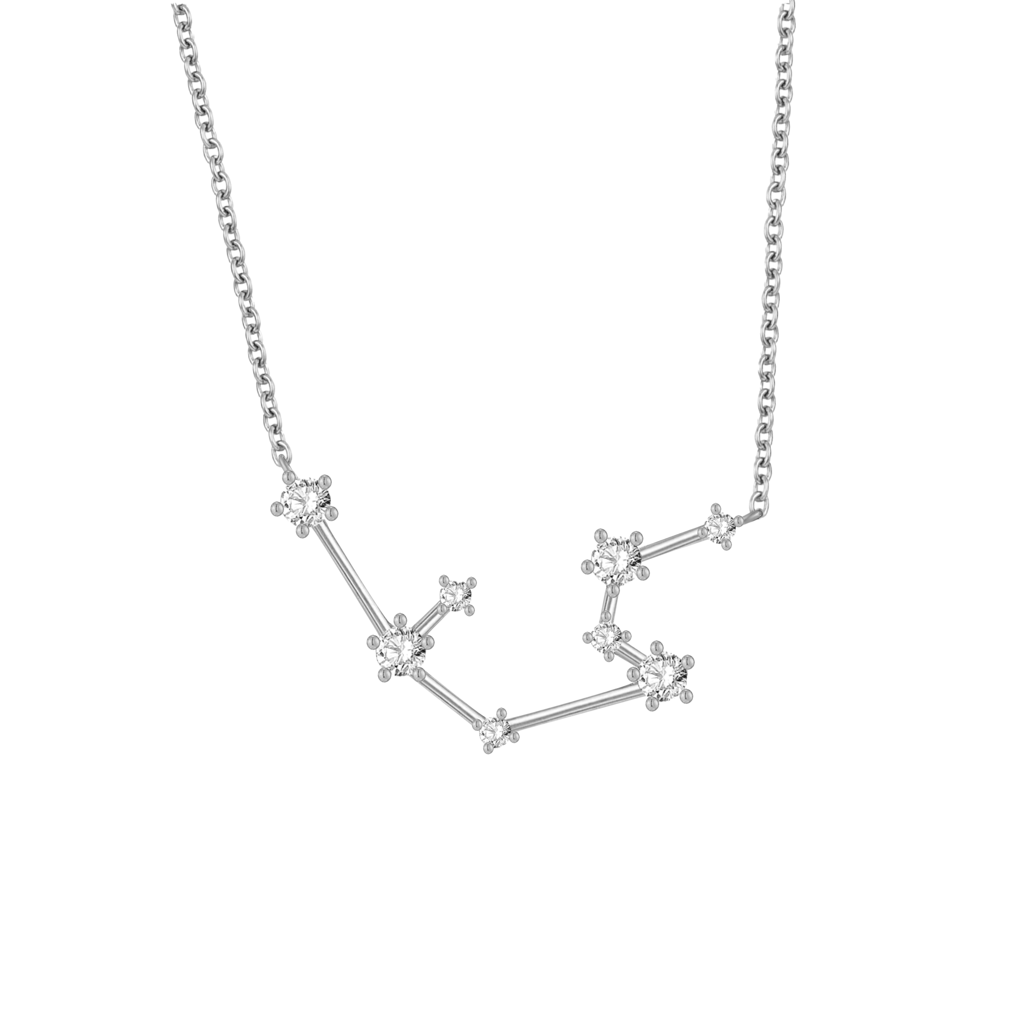  Aquarius necklace - Aquarius Zodiac Necklace -  The Future Rocks -    19 