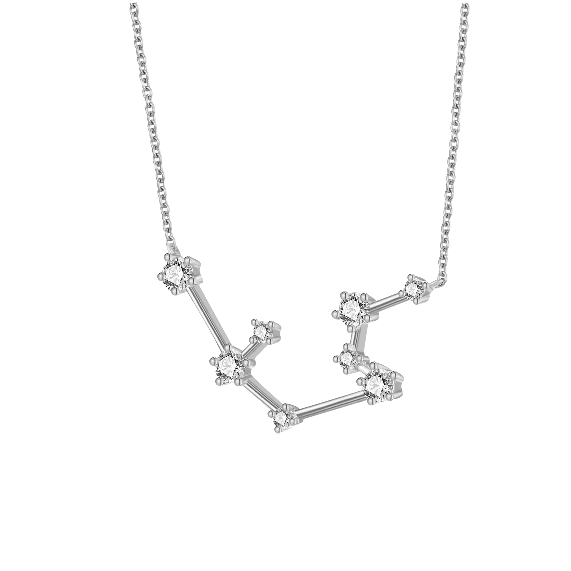 Aquarius necklace - Aquarius Zodiac Necklace -  The Future Rocks -    20 