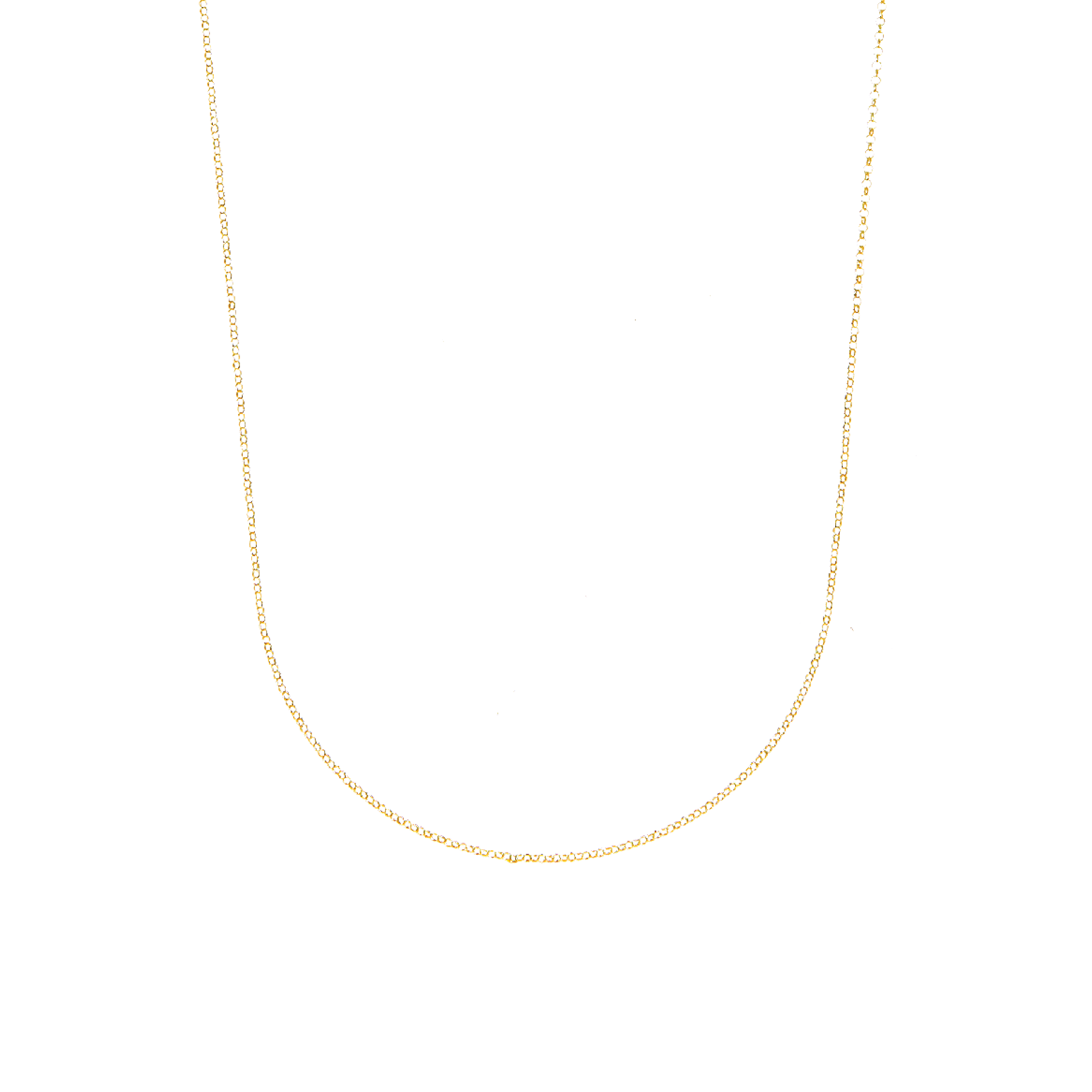  Circle chain necklace - Gold Circle Chain Necklace -  The Future Rocks -    1 
