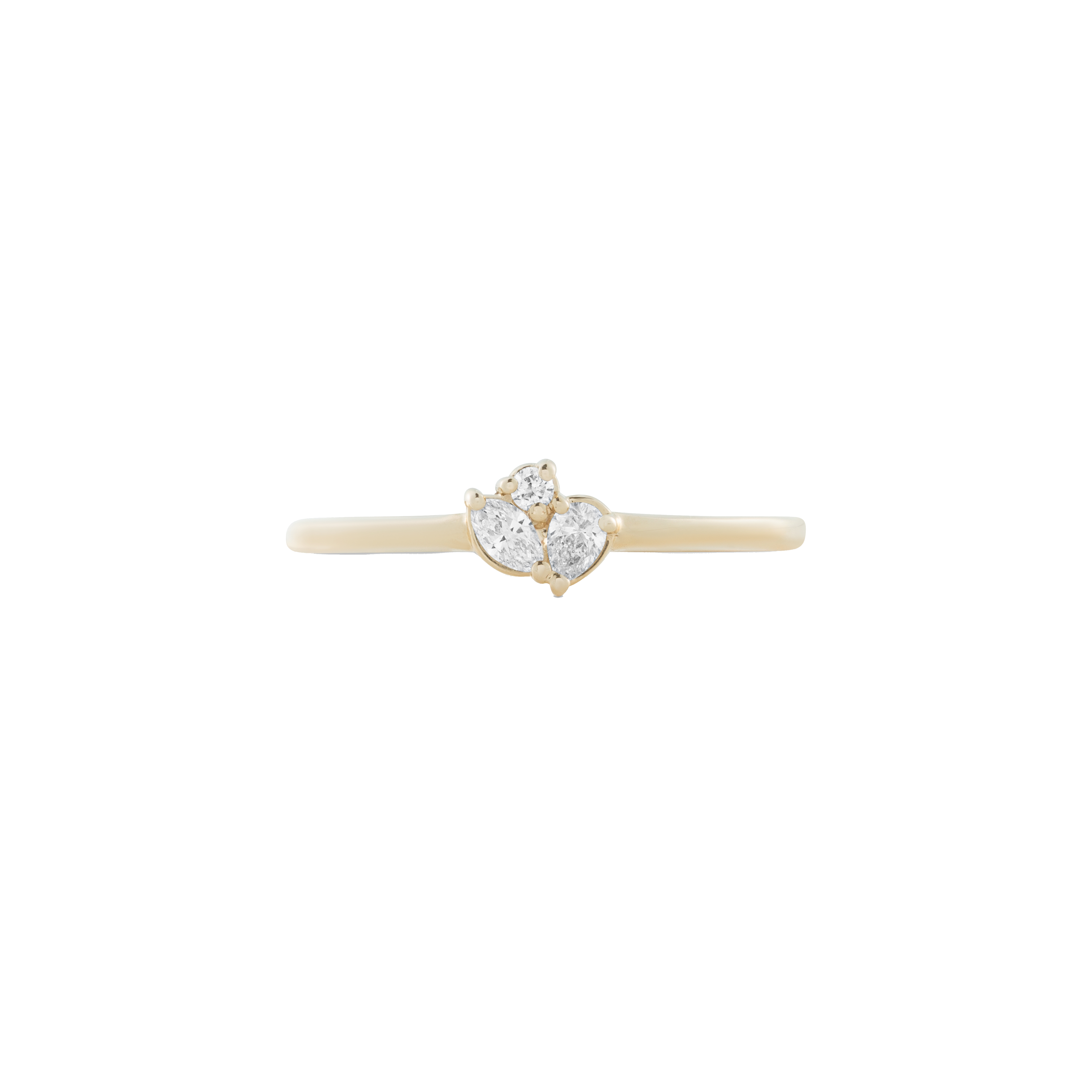  Cluster ring - Lab-Grown Diamond Cluster Ring -  The Future Rocks -    1 