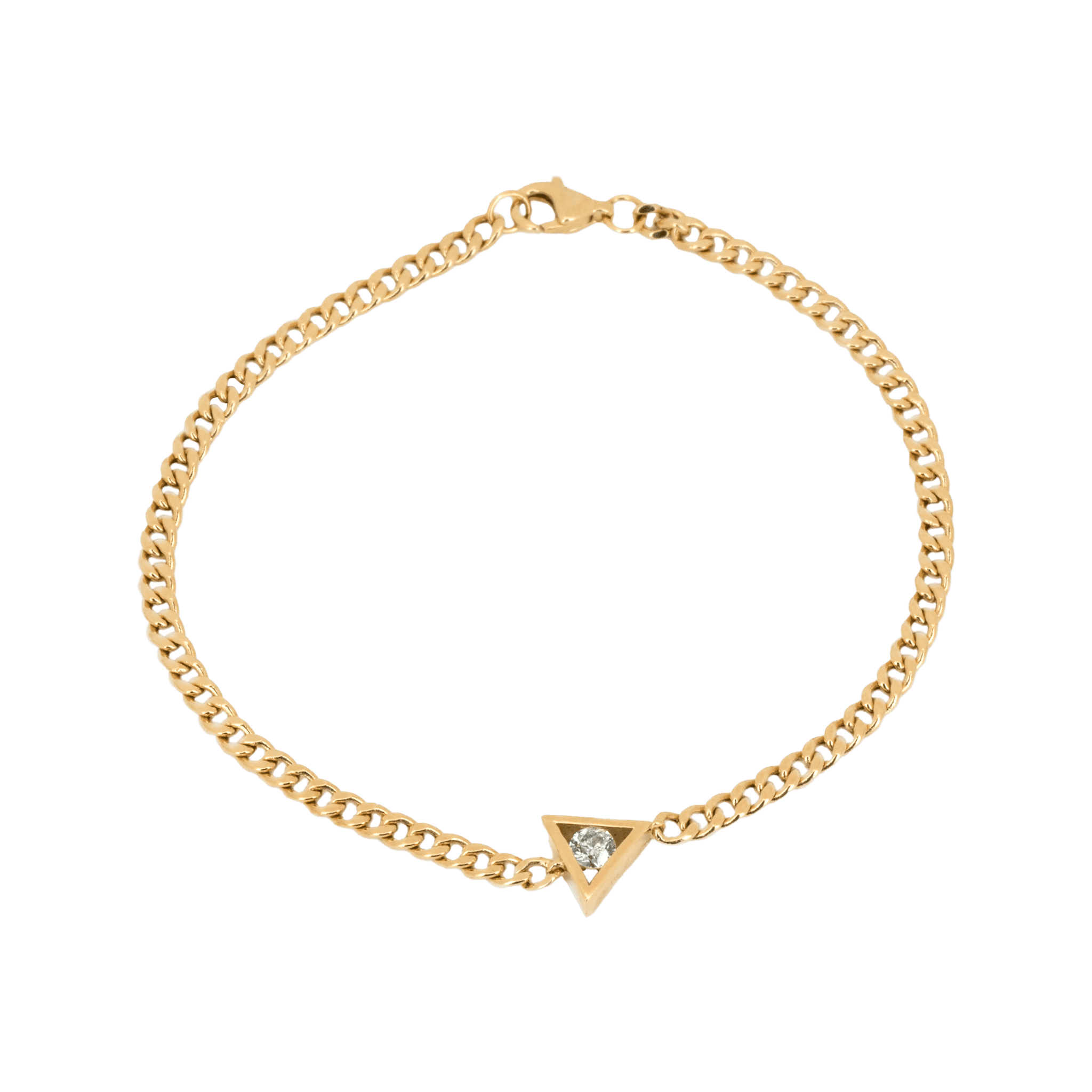 Triangle bracelet - Triangle Diamond Bracelet -  The Future Rocks -    1