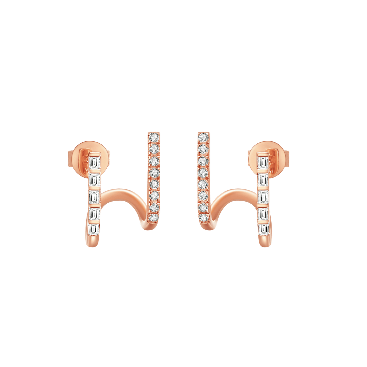Ballerina princess earrings - Ballerina Princess Cut Diamond Earrings -  The Future Rocks -    8