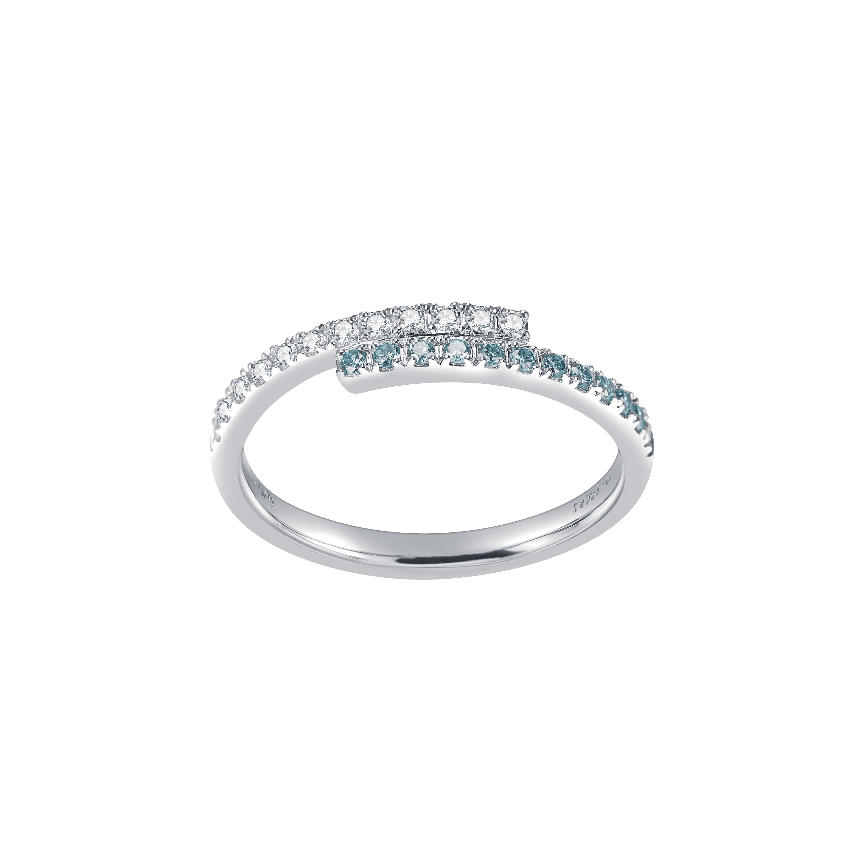  Ballerina blue ring - Ballerina Blue Diamond Ring -  The Future Rocks -    1 