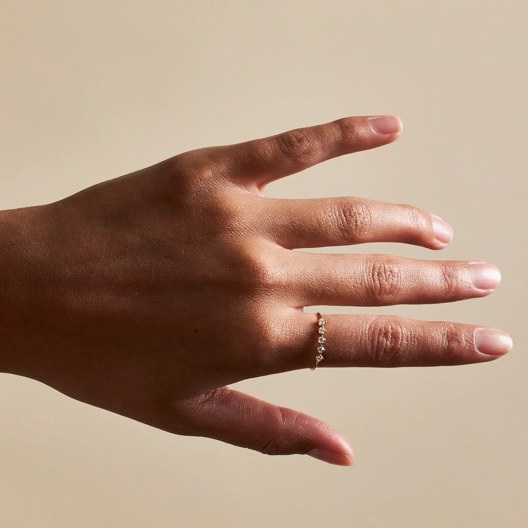  Solar flare ring - Five Stone Diamond Ring -  The Future Rocks -    2 