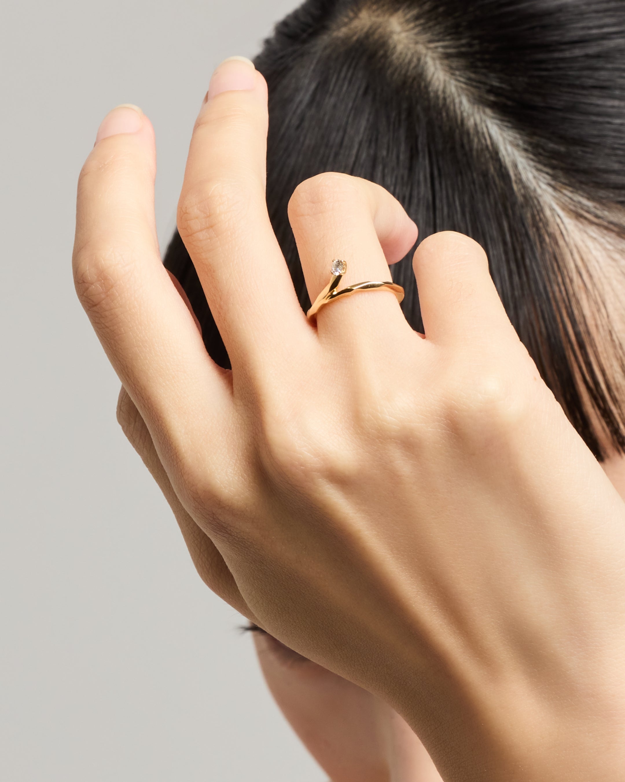 Meteor LGD ring - Meteor Lab-Grown Diamond Ring -  The Future Rocks -    2