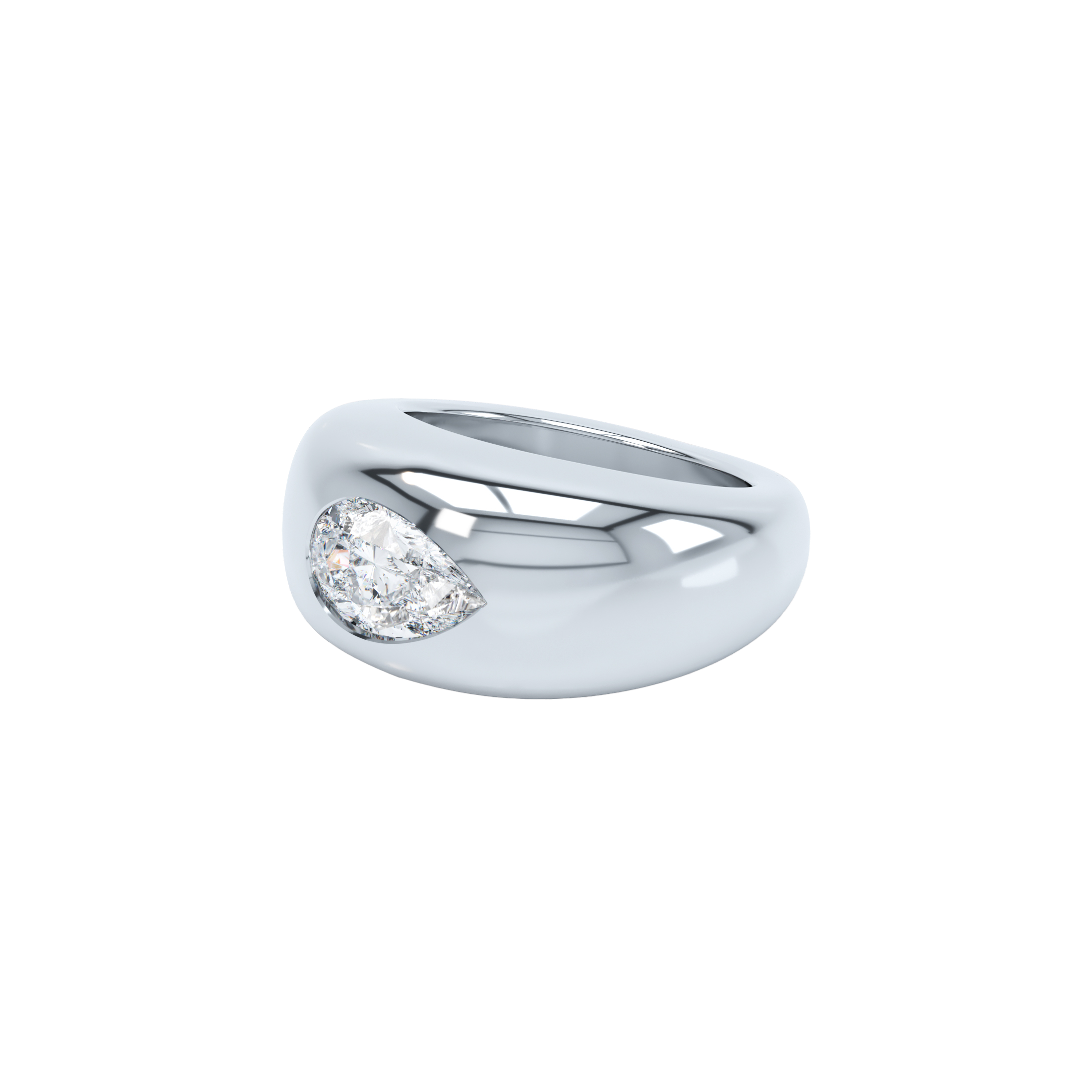  Curve diamond ring - Curve Diamond Ring -  The Future Rocks -    2 