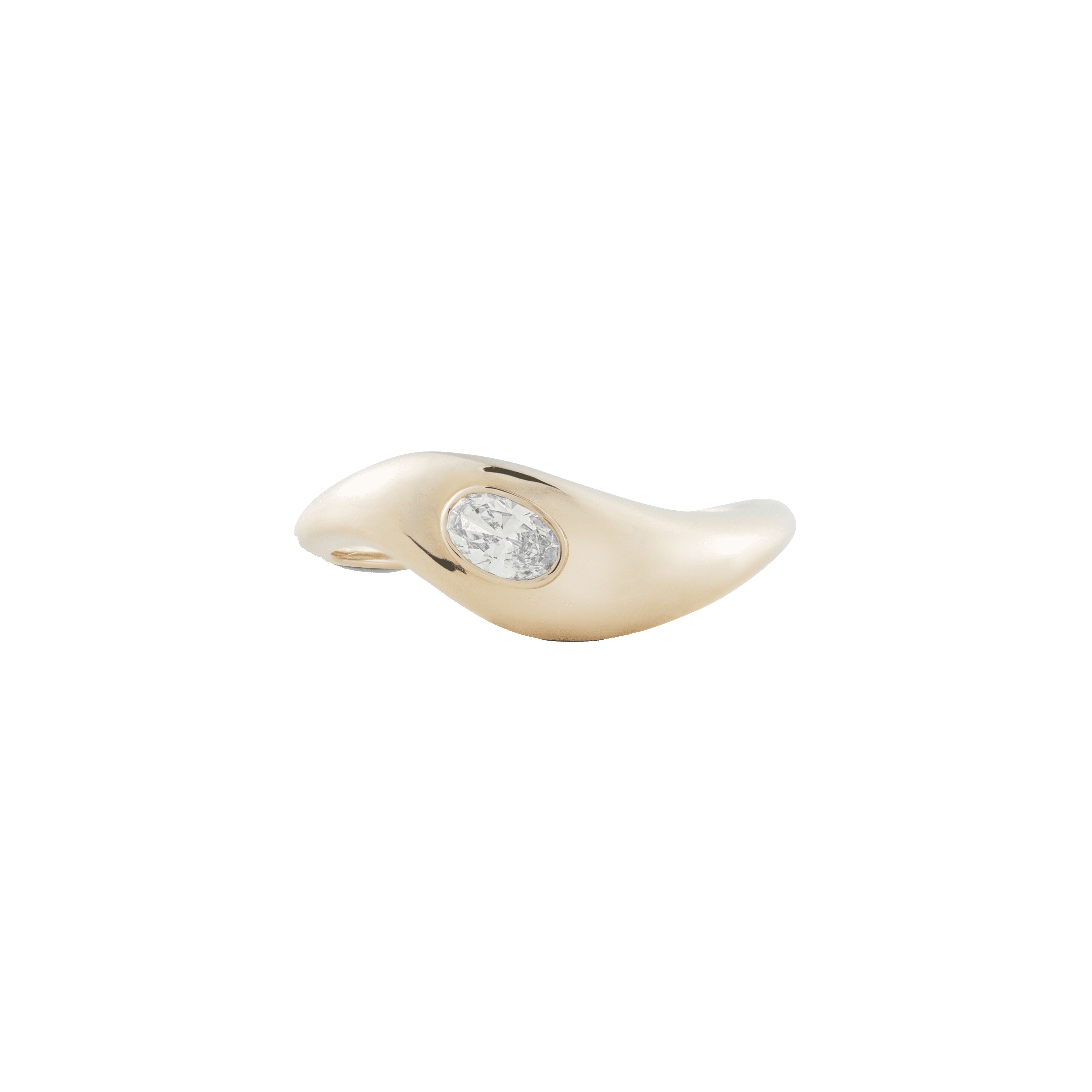 Jupiter ring - 14K Gold Stacking Ring -  The Future Rocks -    5