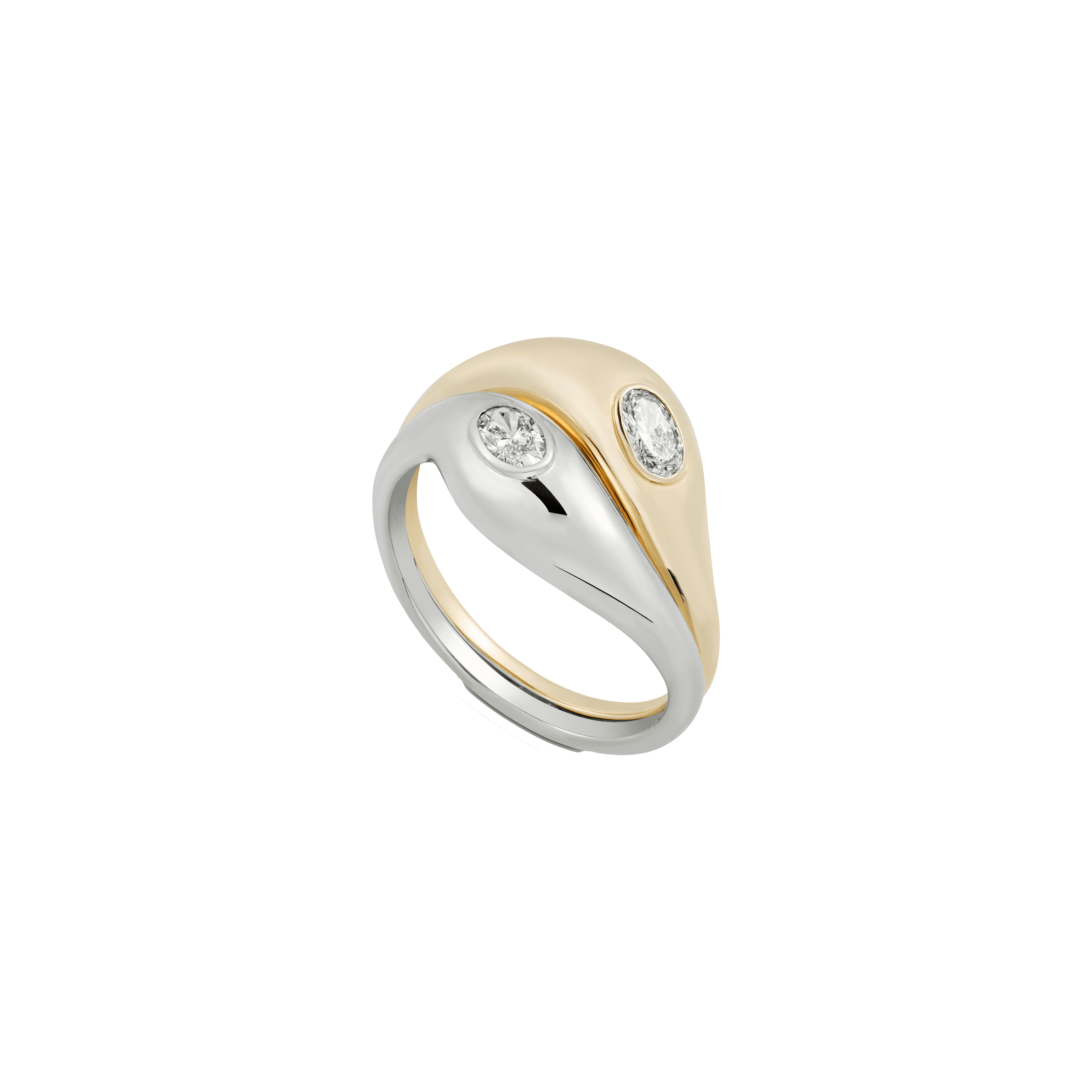 Jupiter ring - 14K Gold Stacking Ring -  The Future Rocks -    3