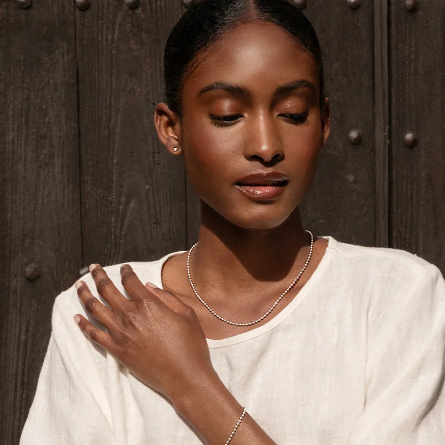  Milkyway ball chain - Gold and Silver Ball Chain Necklace -  The Future Rocks -    2 