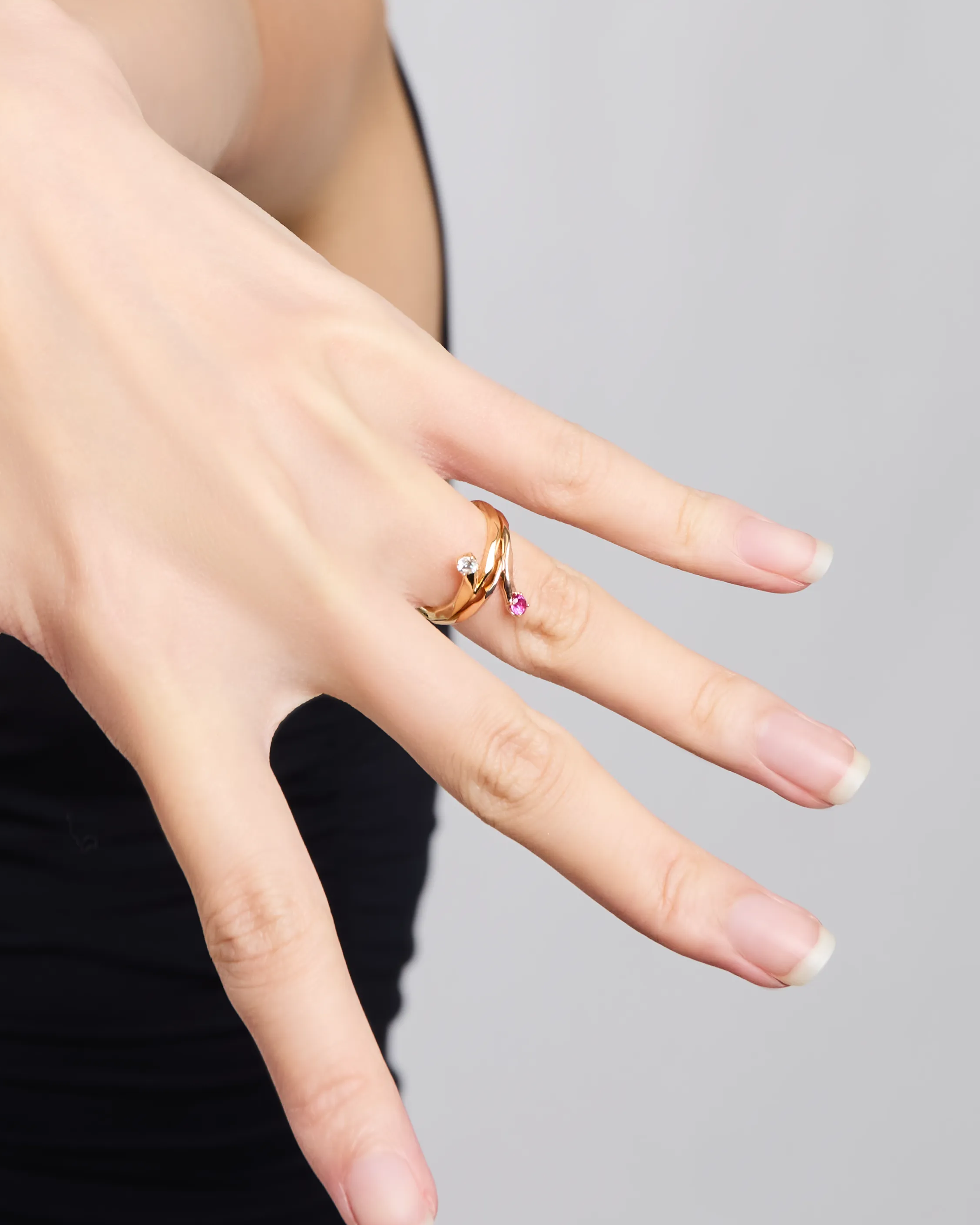 Meteor ruby ring - Lab-Grown Ruby Ring -  The Future Rocks -    2