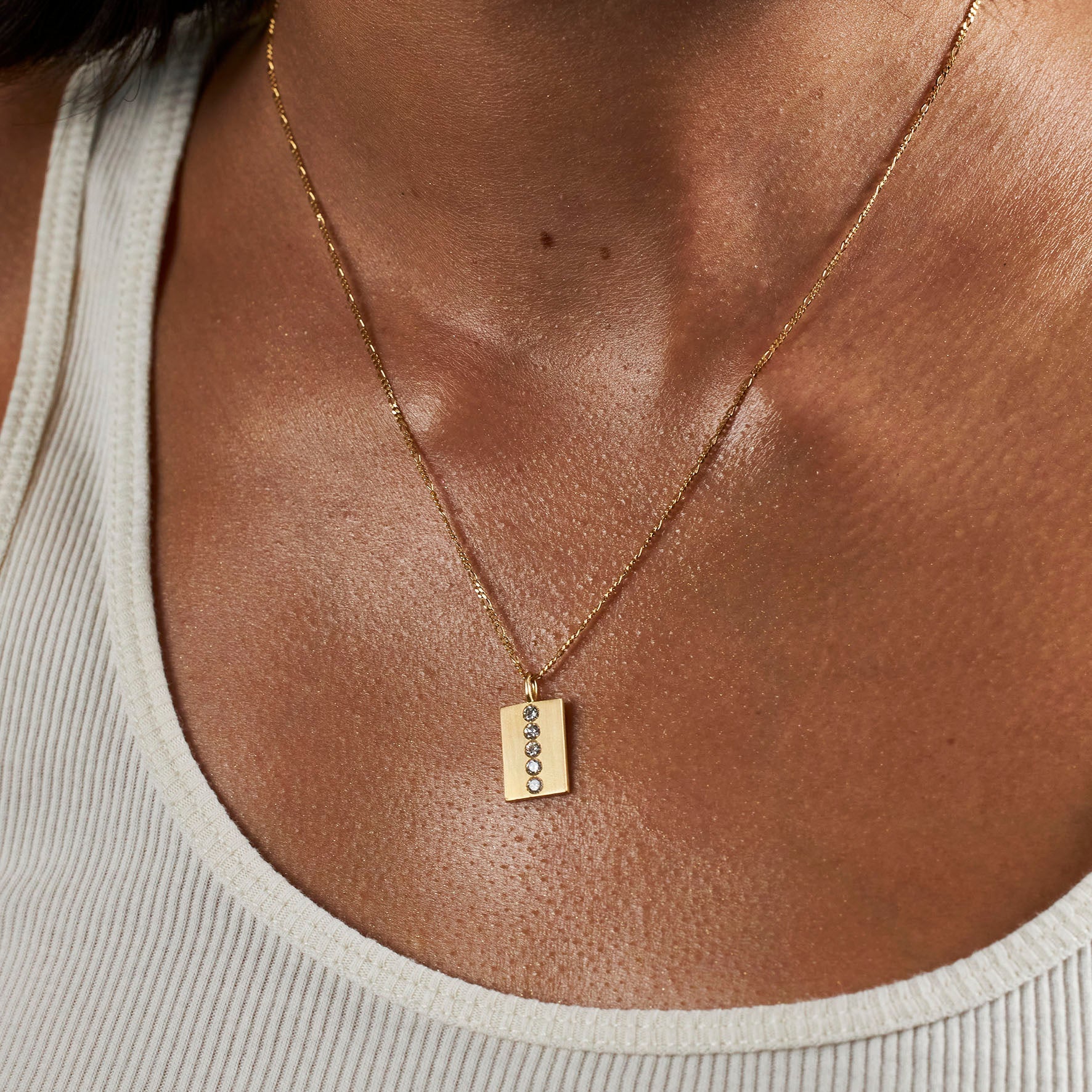  Name pendent necklace - Lab-Grown Diamond Name Pendent Necklace -  The Future Rocks -    2 