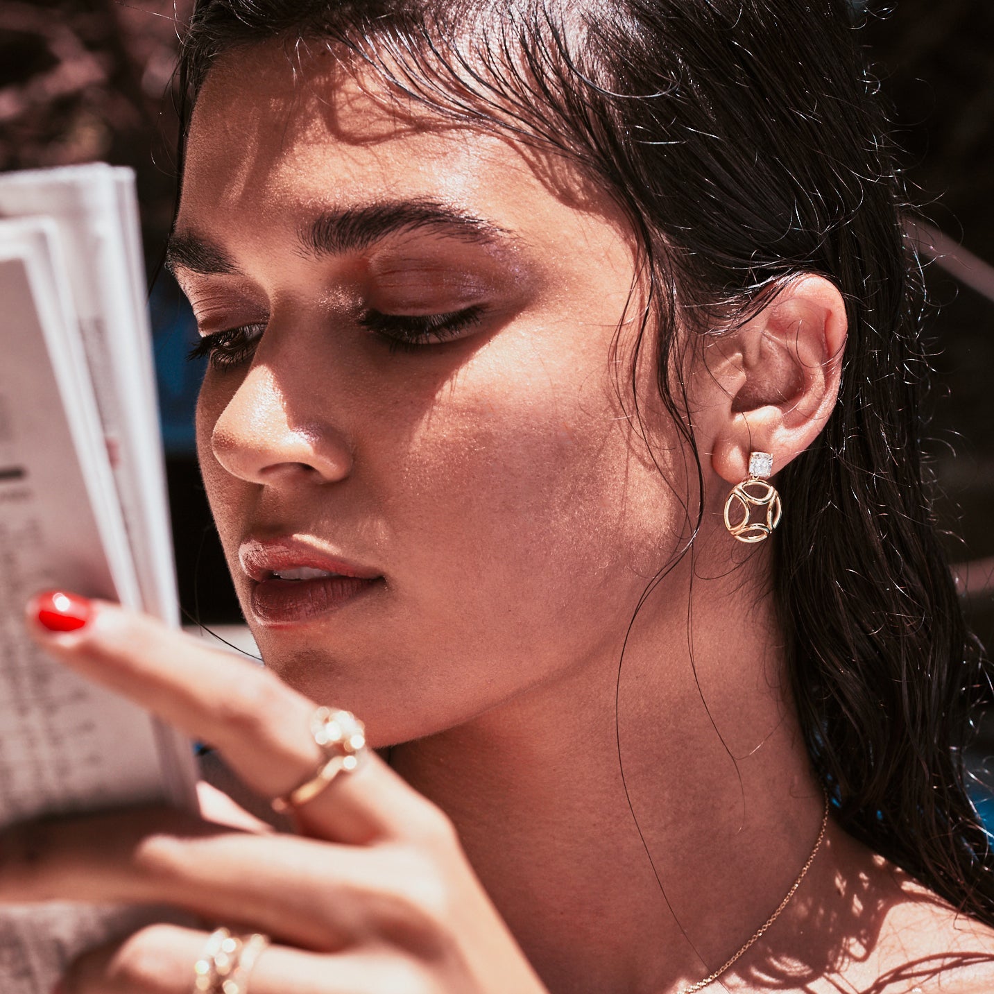  Perpétuel.le pendant earrings - Perpétuel.le Lab-Grown Diamond Pendant Earrings -  The Future Rocks -    2 