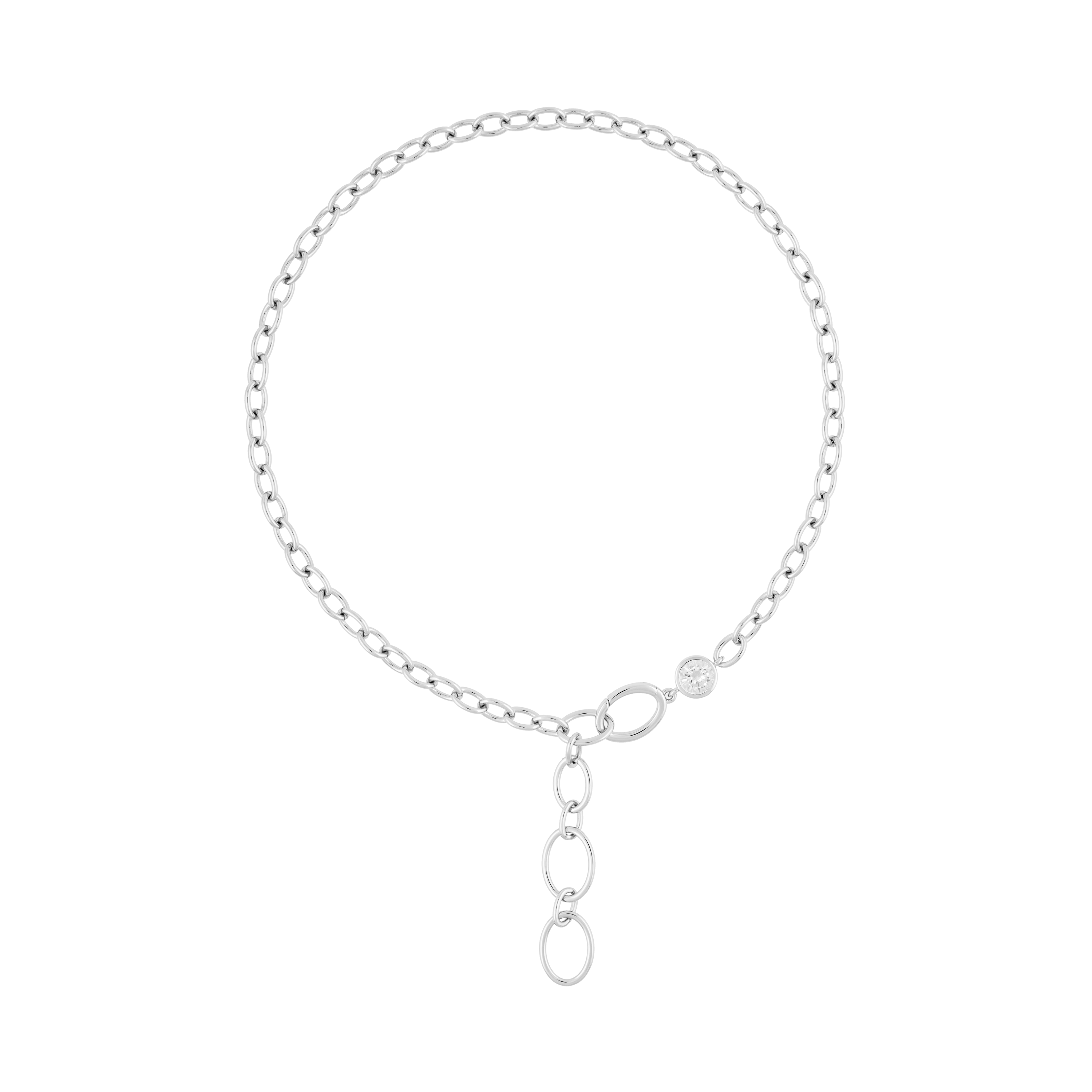  Hera lariat necklace - Cable Chain Necklace - Lariat -  The Future Rocks -    4 