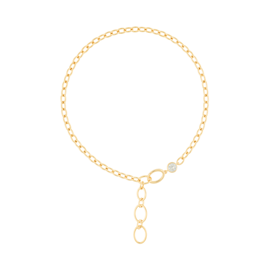 Hera lariat necklace - Cable Chain Necklace - Lariat -  The Future Rocks -    1