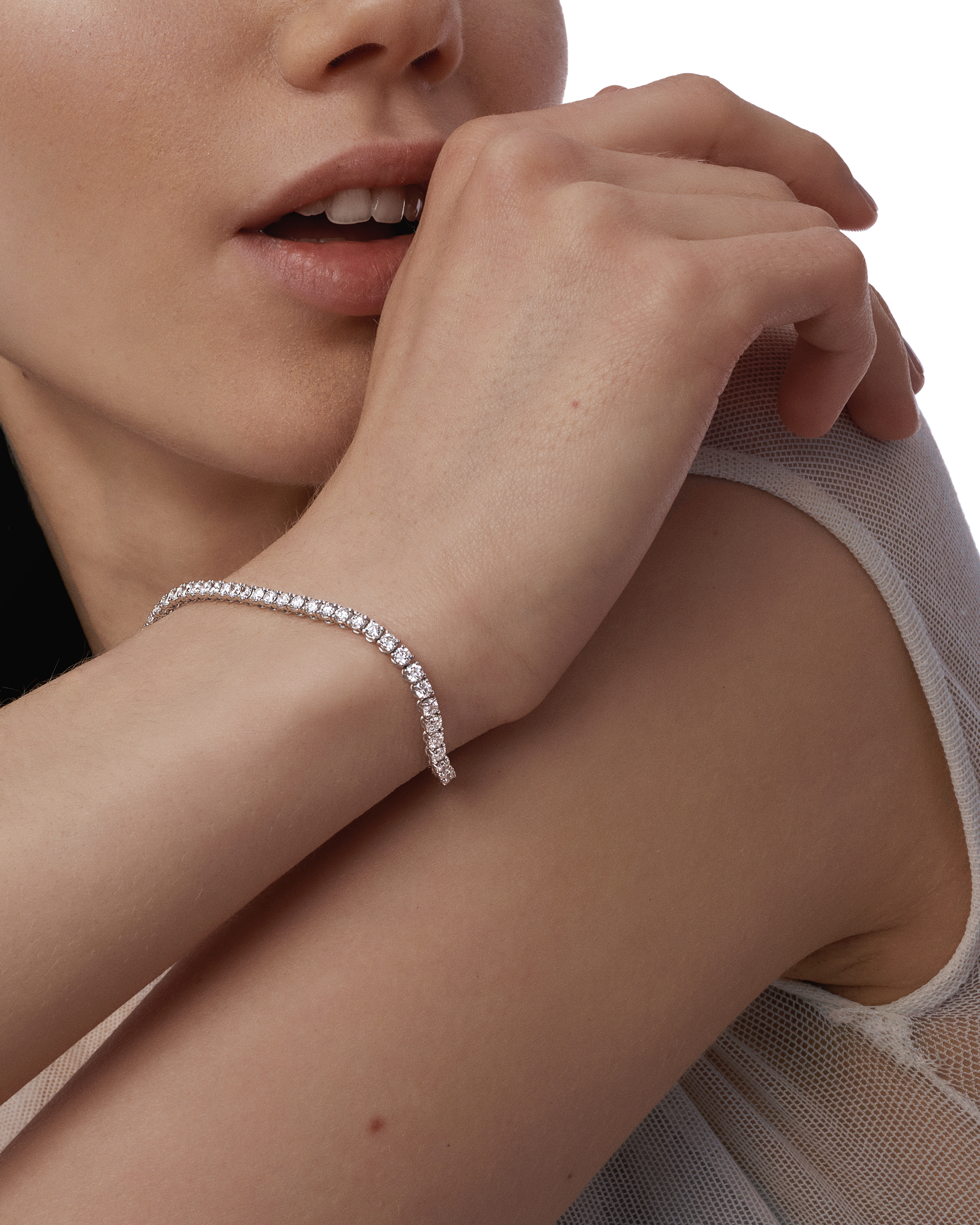  Rivière sumin bracelet - Lab-Grown Diamond Tennis Bracelet -  The Future Rocks -    2 