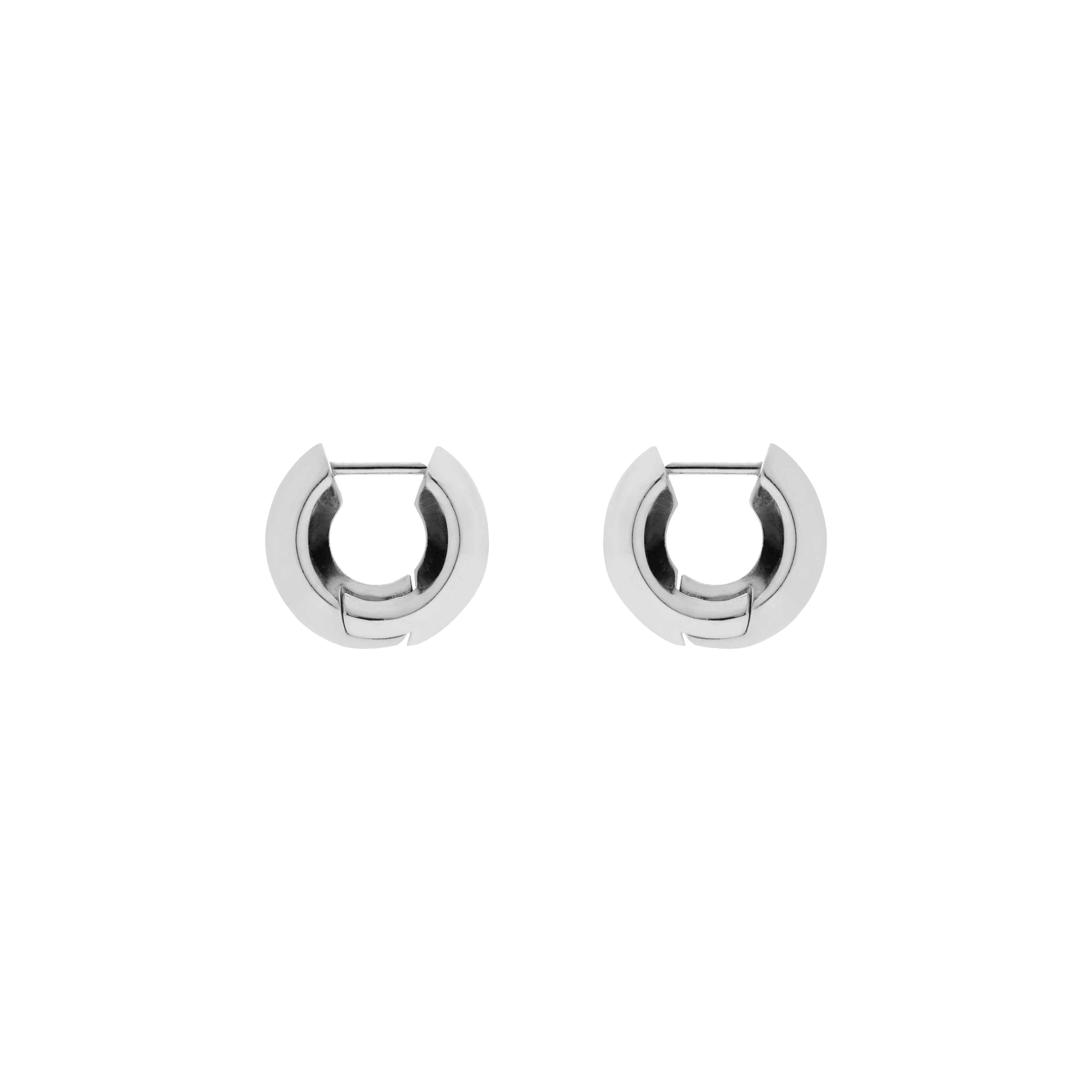 Sculptura circle earrings - Gold & Silver Hoop Earrings -  The Future Rocks -    8