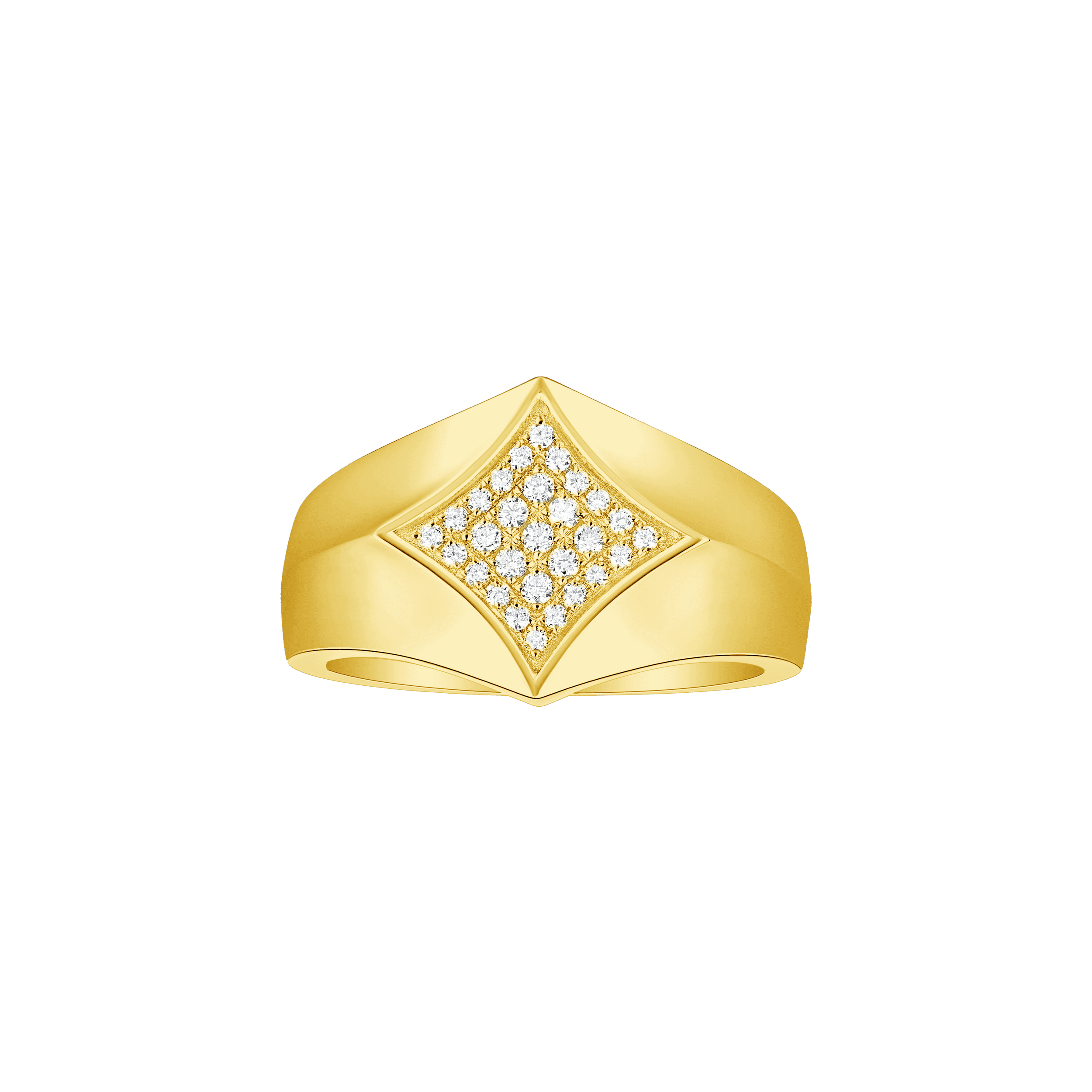 Zulu band ring - Chunky Gold Band Ring -  The Future Rocks -    1