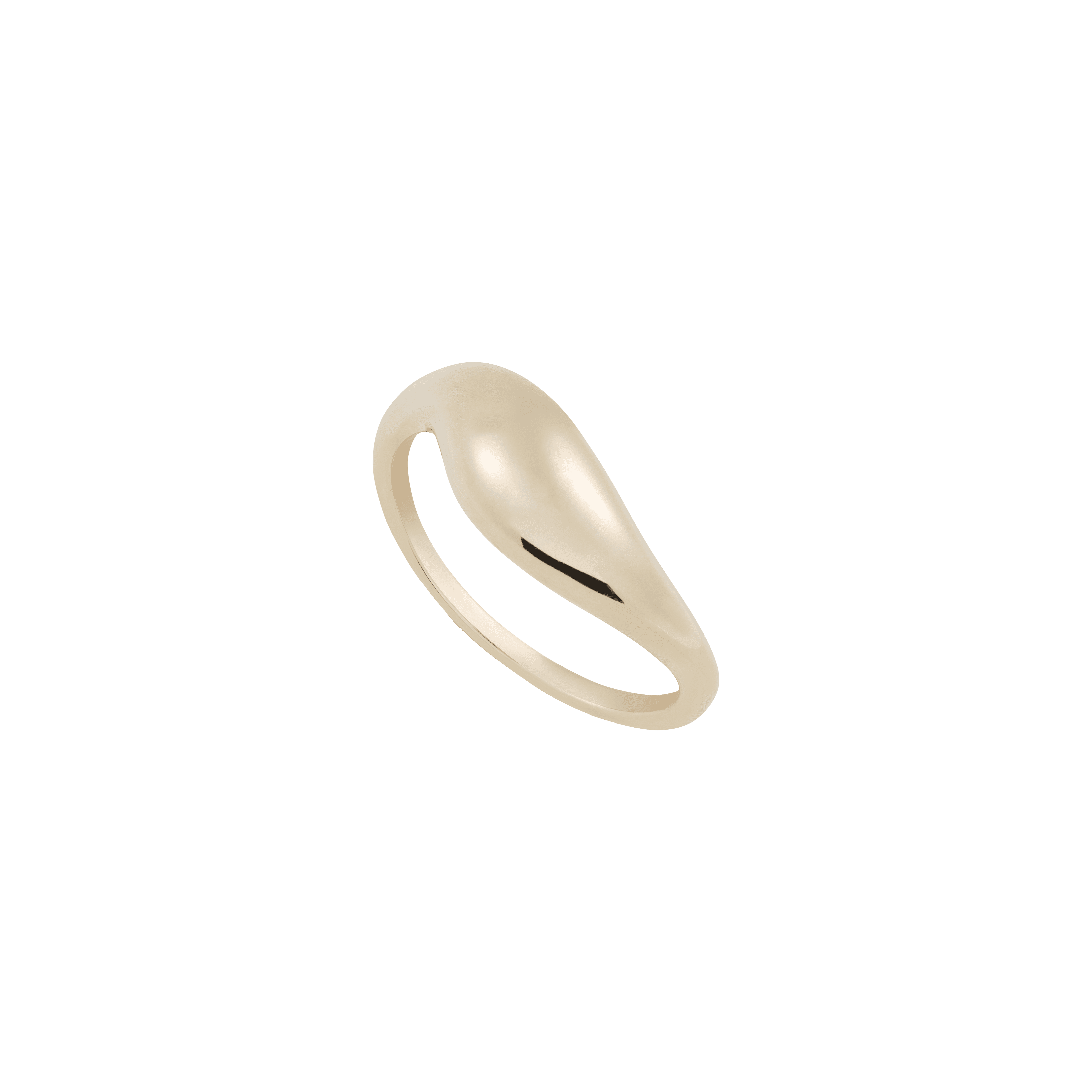  Saturn ring - 14K Solid Gold Ring -  The Future Rocks -    12 
