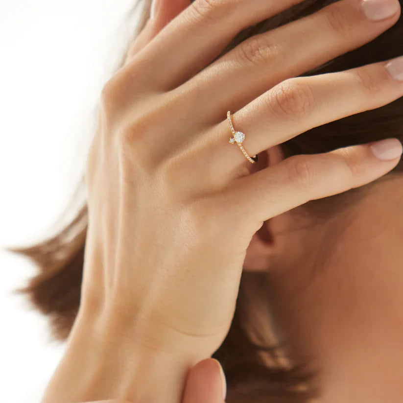  Sully ring - Lab-Grown Diamond Sully Ring -  The Future Rocks -    2 