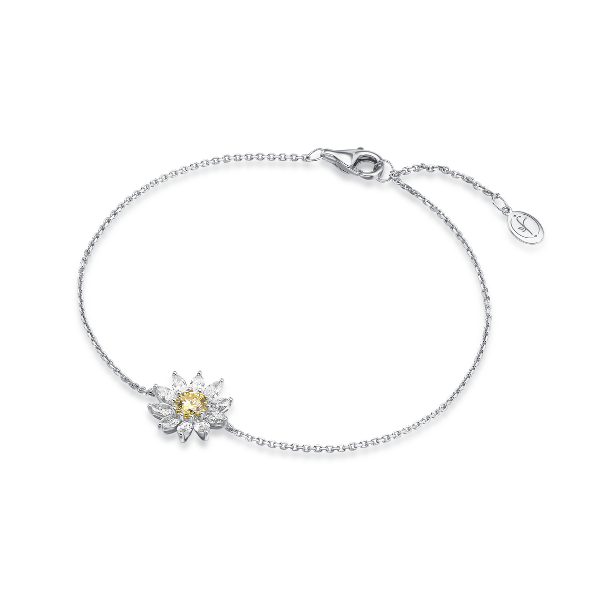  Sunlit daisies bracelet - Sunlit Daisies Diamond Bracelet -  The Future Rocks -    3 