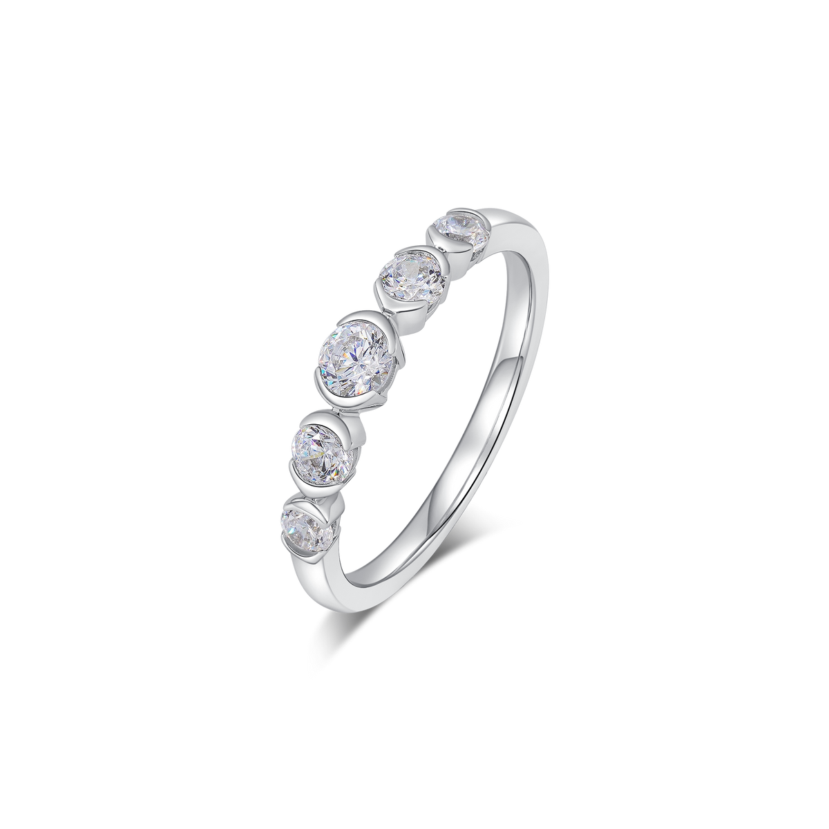  Guardian heart whisper silver ring - Guardian heart whisper silver ring -  The Future Rocks -    2 