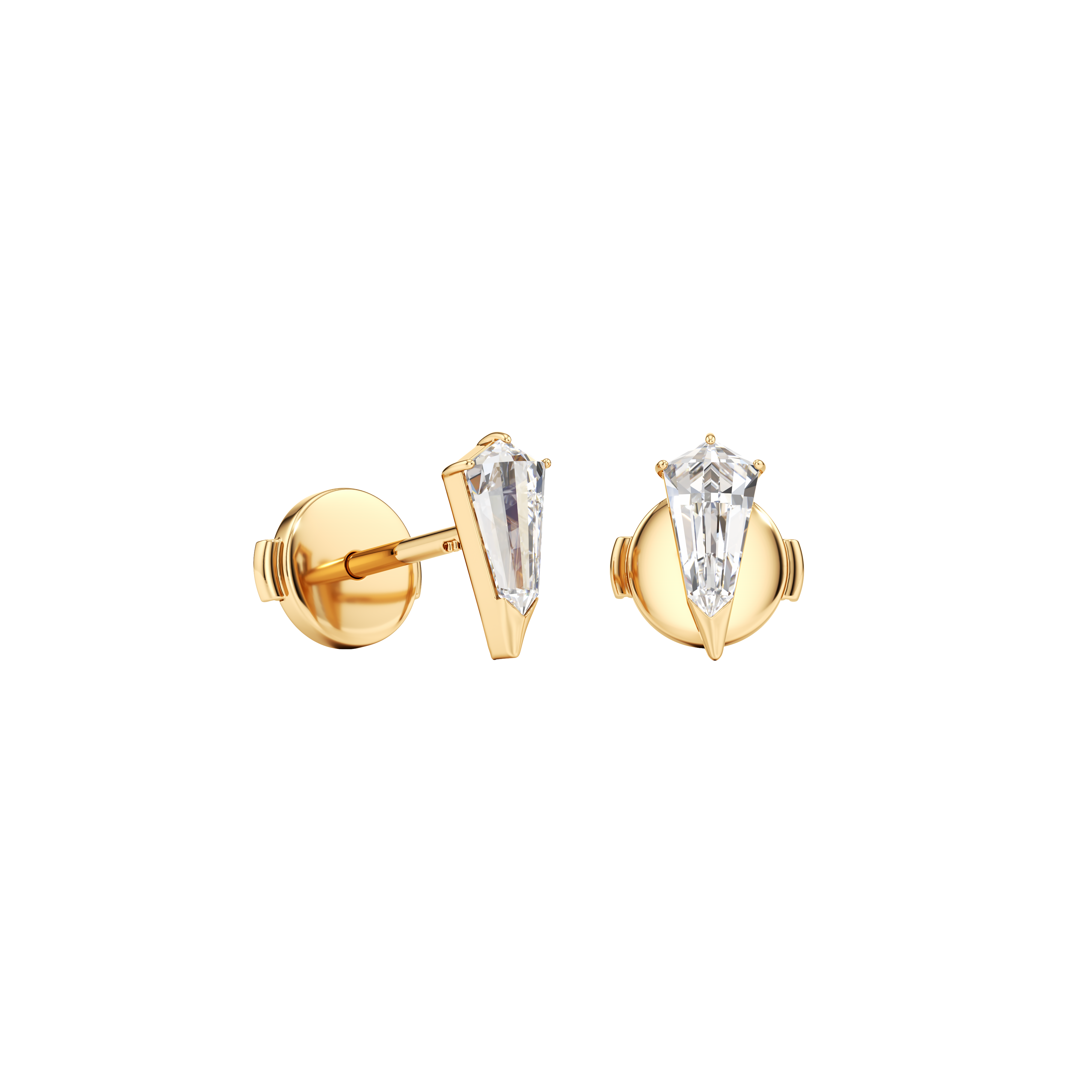  Phoenix gaze studs - Phoenix Gaze Diamond Stud Earrings -  The Future Rocks -    1 