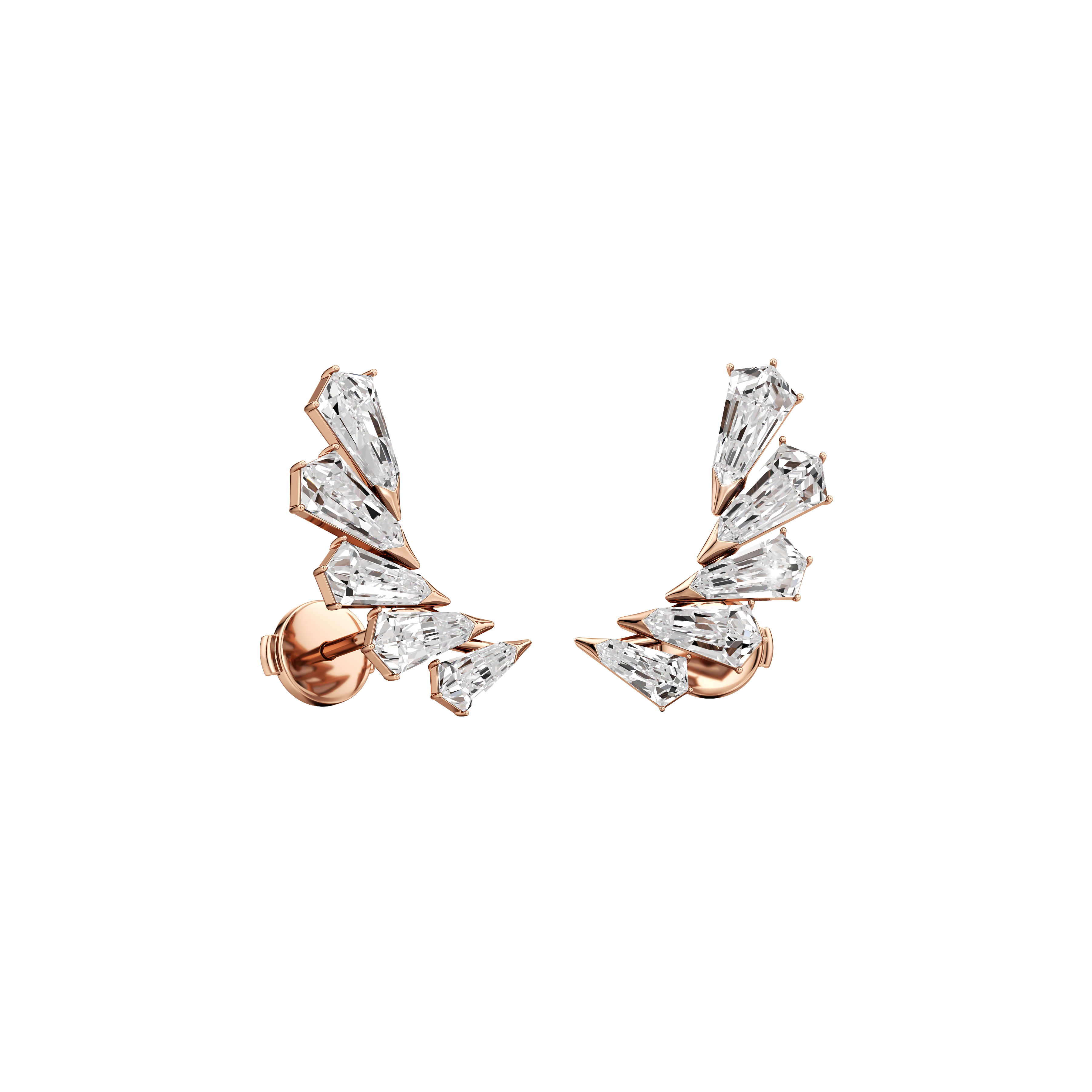 Phoenix wing earrings - Phoenix Wing Diamond Earrings  -  The Future Rocks -    5