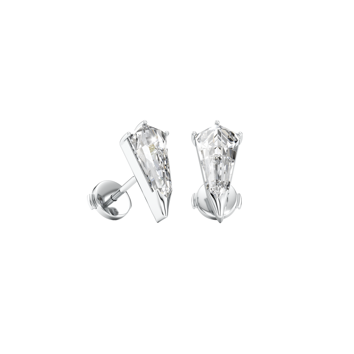Phoenix large gaze studs - Phoenix Large Gaze Diamond Stud Earrings -  The Future Rocks -    2
