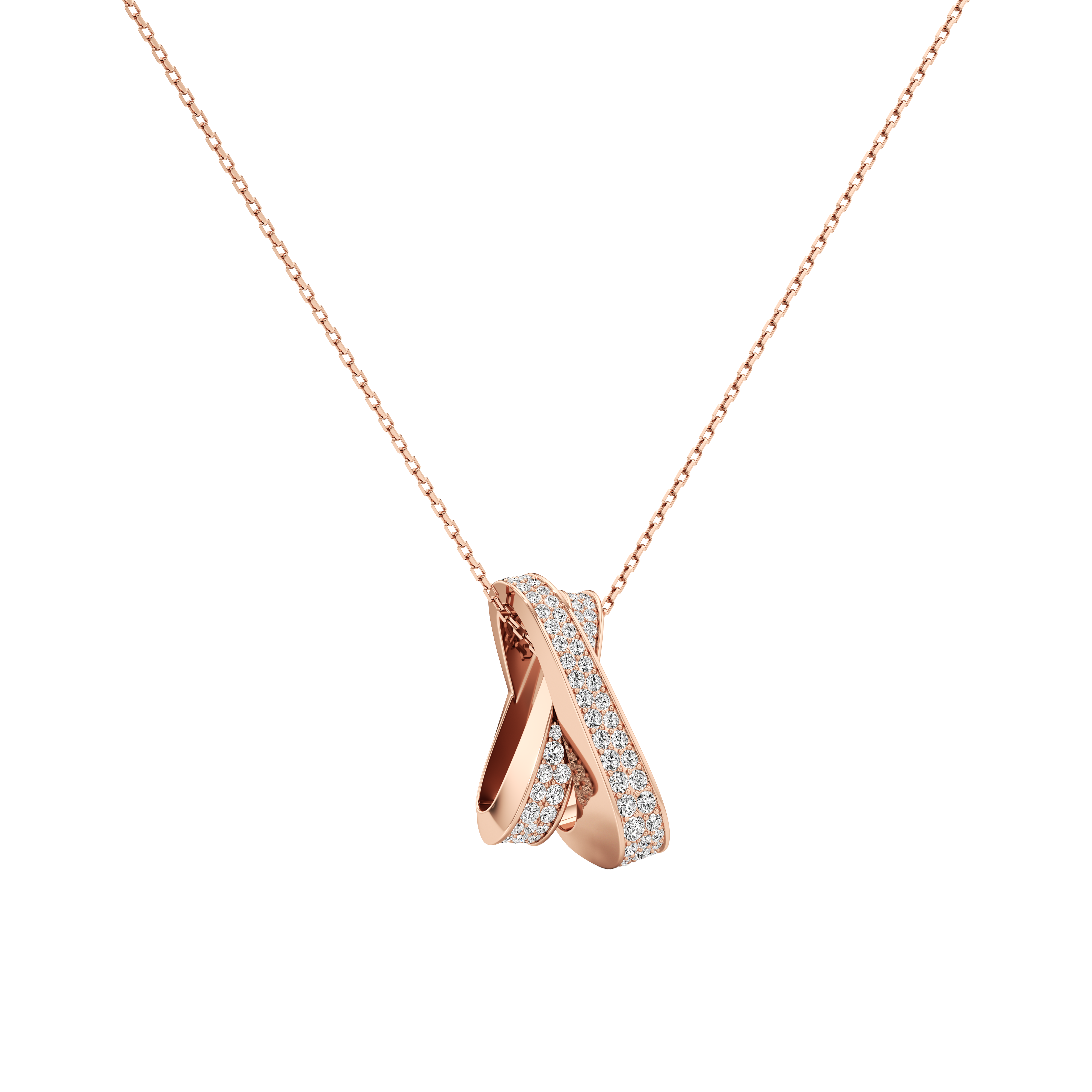  Infinite full pavé pendant necklace - Infinite Full Pavé Diamond Pendant Necklace -  The Future Rocks -    6 