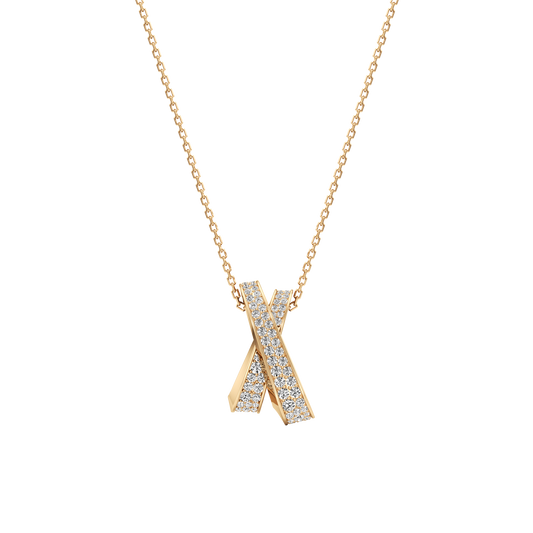 Infinite full pavé pendant necklace - Infinite Full Pavé Diamond Pendant Necklace -  The Future Rocks -    1