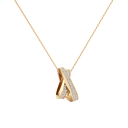 Infinite full pavé pendant necklace - Infinite Full Pavé Diamond Pendant Necklace -  The Future Rocks -    2