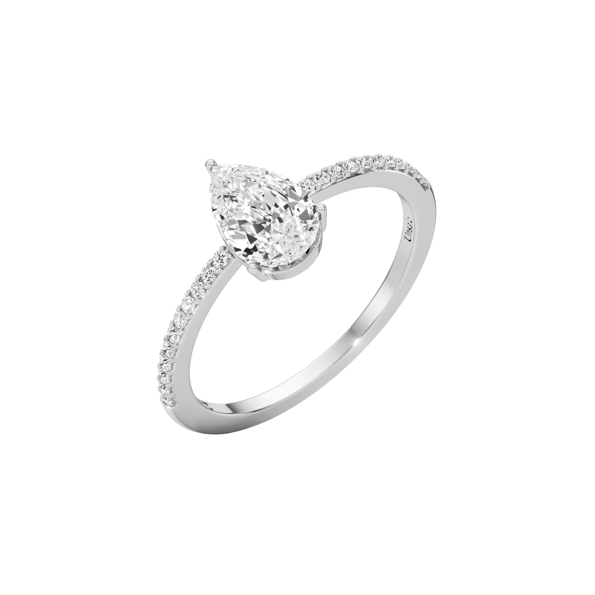 Tear dream pavé ring - Tear Dream Diamond Pavé Ring -  The Future Rocks -    3