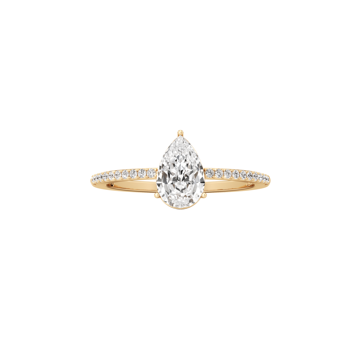 Tear dream pavé ring - Tear Dream Diamond Pavé Ring -  The Future Rocks -    2