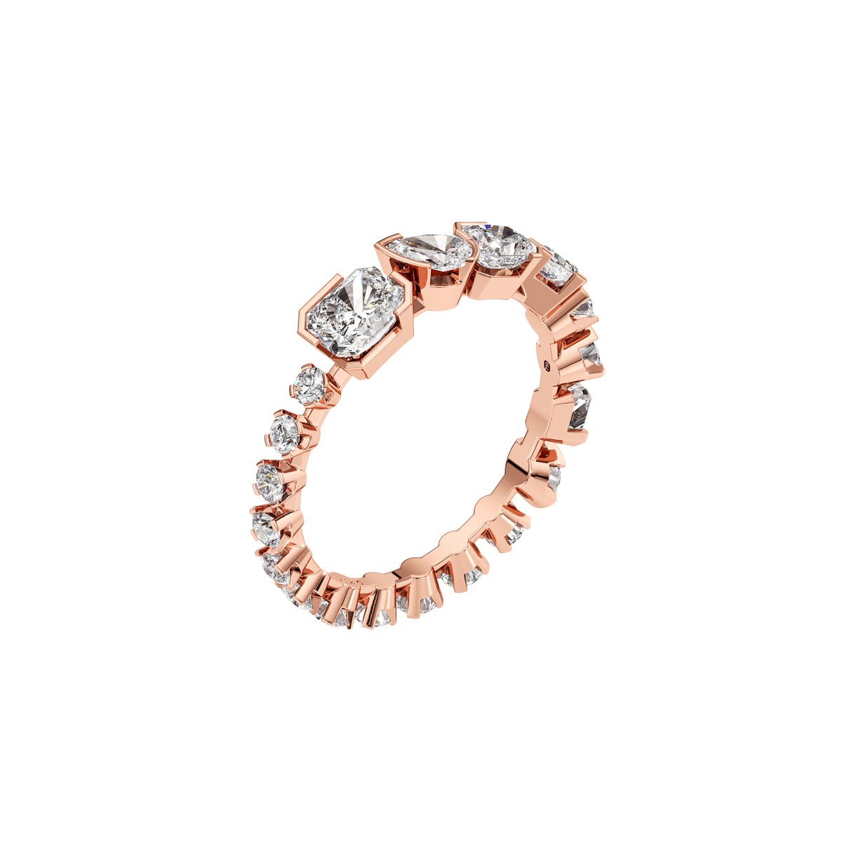 Meta eternity ring - Meta Lab-Grown Diamond Eternity Ring -  The Future Rocks -    13
