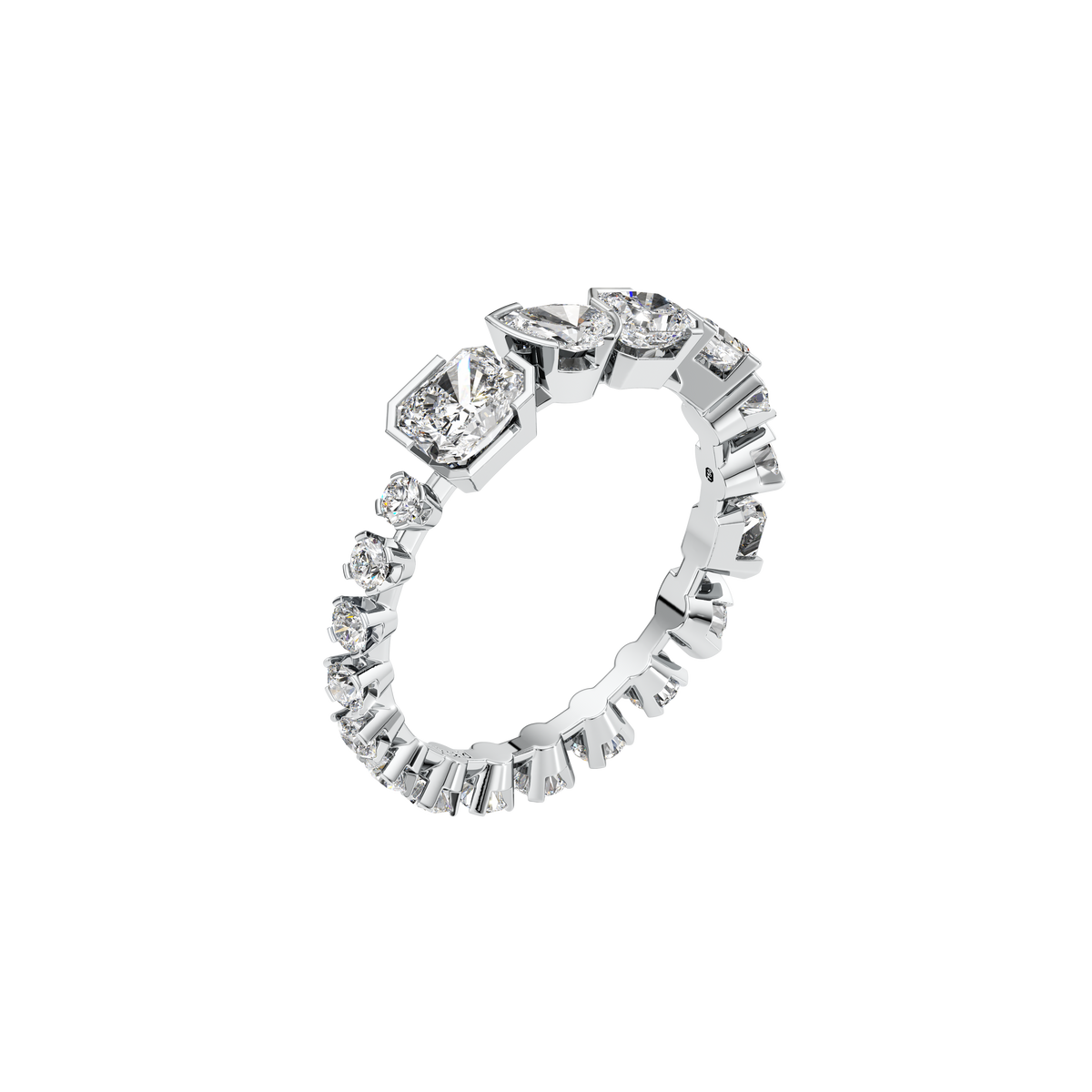 Meta eternity ring - Meta Lab-Grown Diamond Eternity Ring -  The Future Rocks -    9