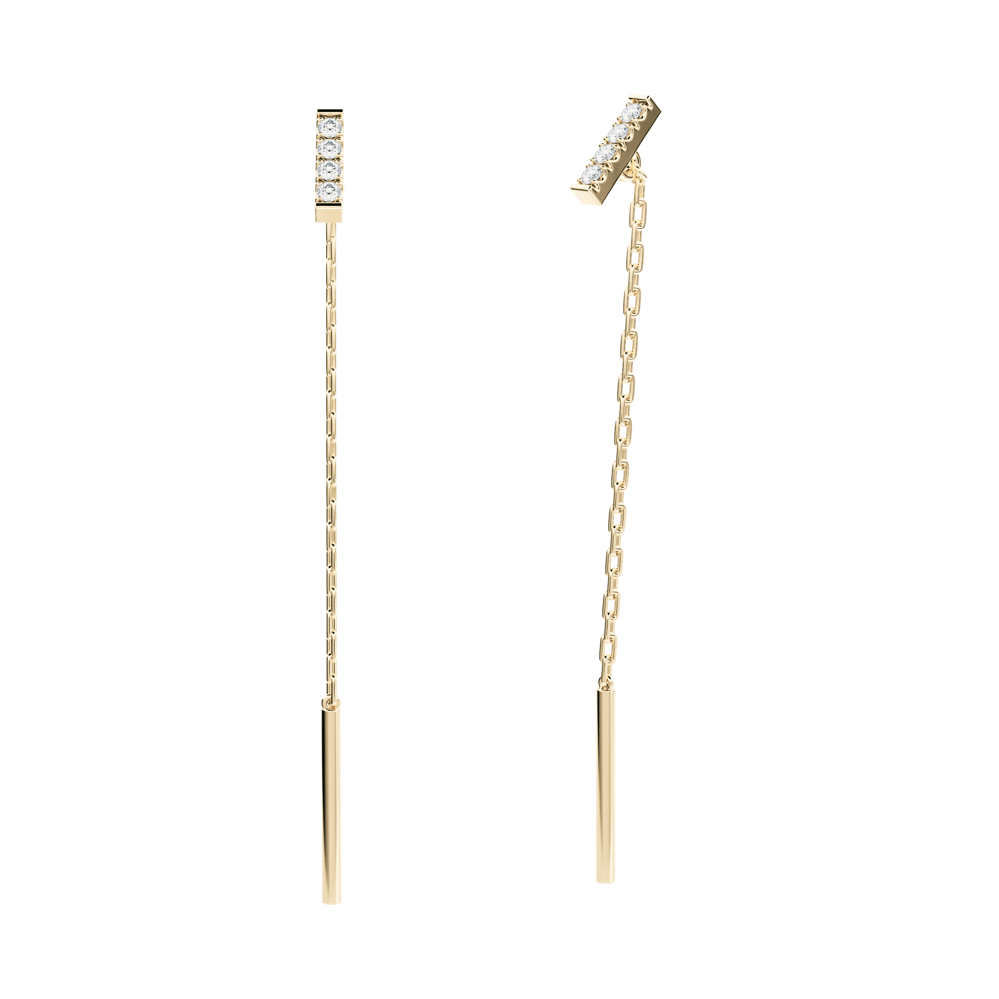  Victoria drop earrings - Victoria Diamond Drop Earrings -  The Future Rocks -    4 