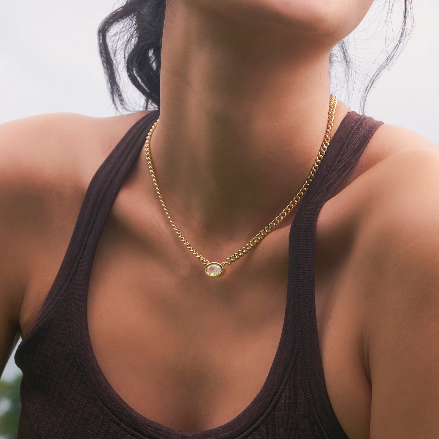  Hebe necklace - Curb Chain Necklace - Hebe -  The Future Rocks -    2 