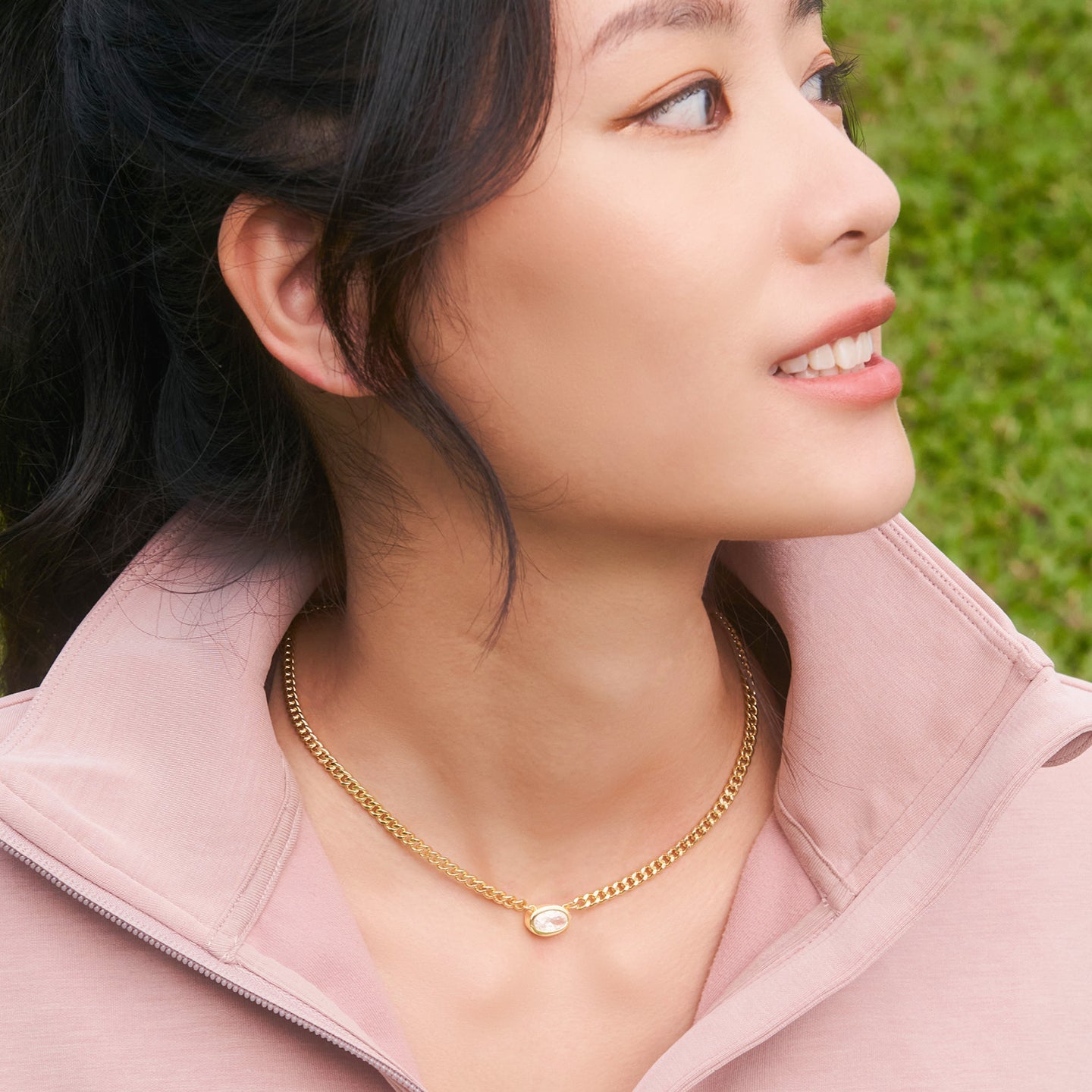  Hebe necklace - Curb Chain Necklace - Hebe -  The Future Rocks -    3 