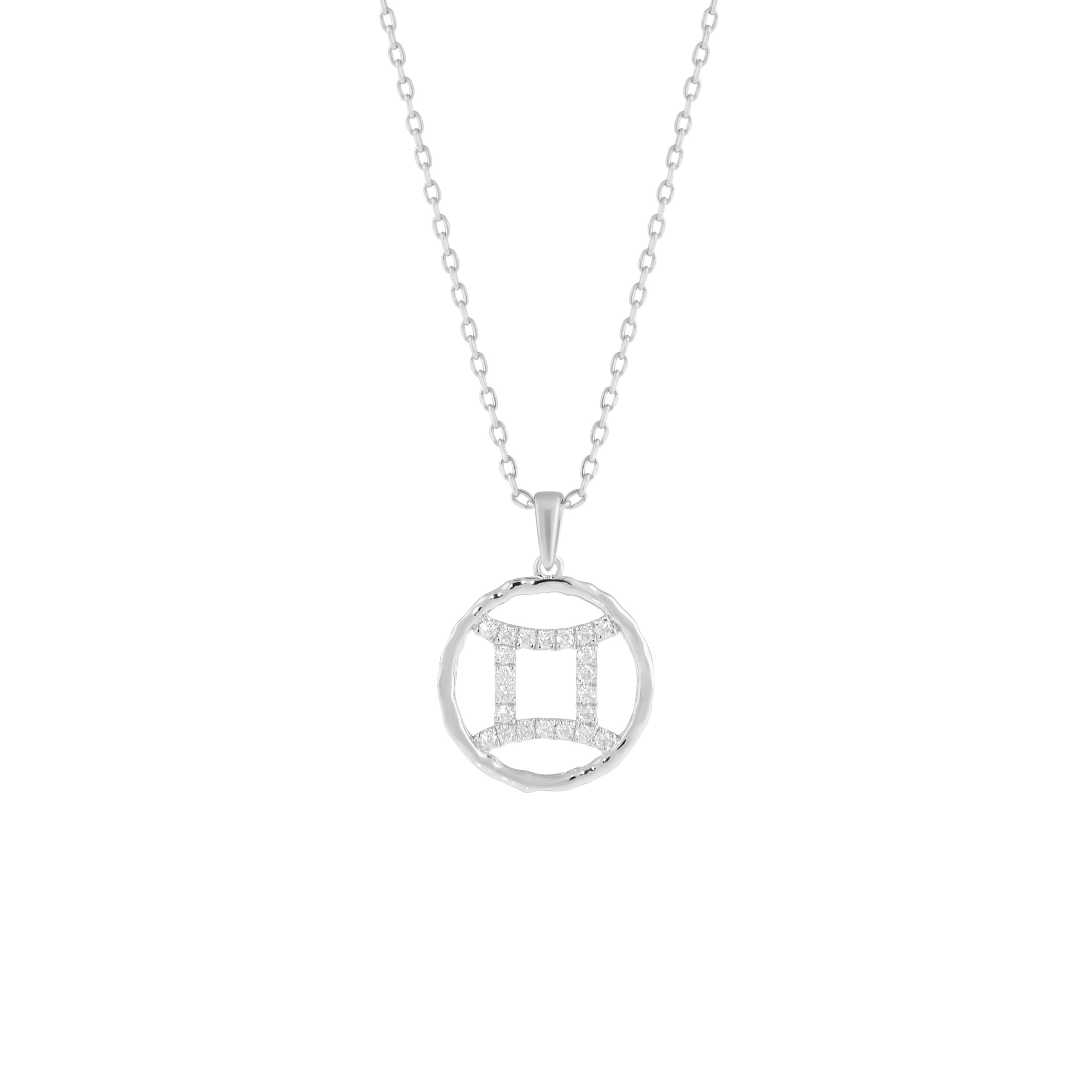  Gemini medallion pendant necklace - Gemini medallion pendant necklace -  The Future Rocks -    3 
