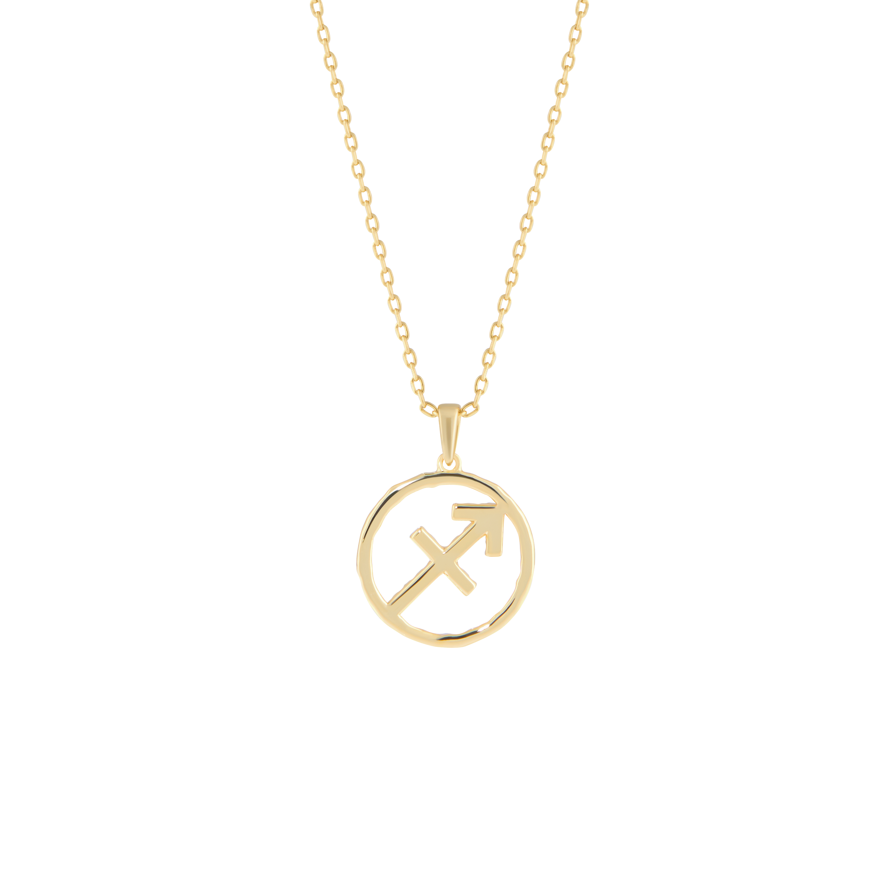  Sagittarius medallion pendant necklace - Sagittarius Zodiac Pendant Necklace -  The Future Rocks -    4 