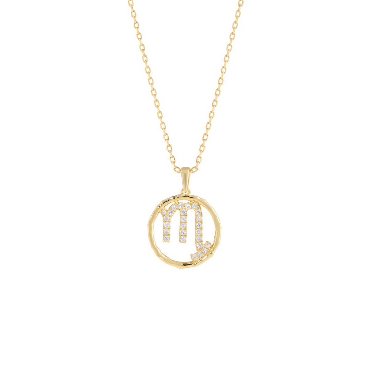 Scorpio medallion pendant necklace - Scorpio Zodiac Pendant Necklace -  The Future Rocks -    1