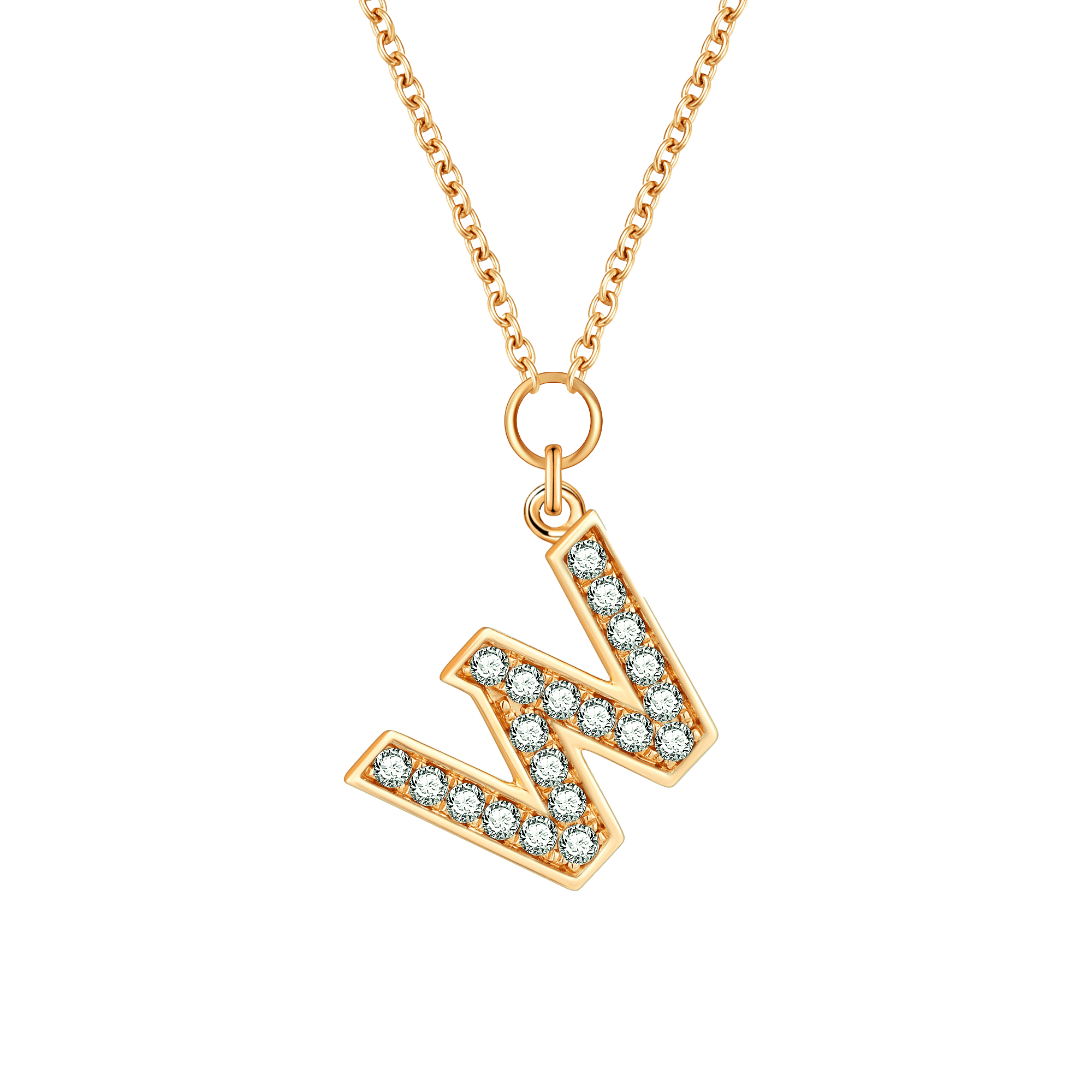 Alphabet LGD pendant necklace