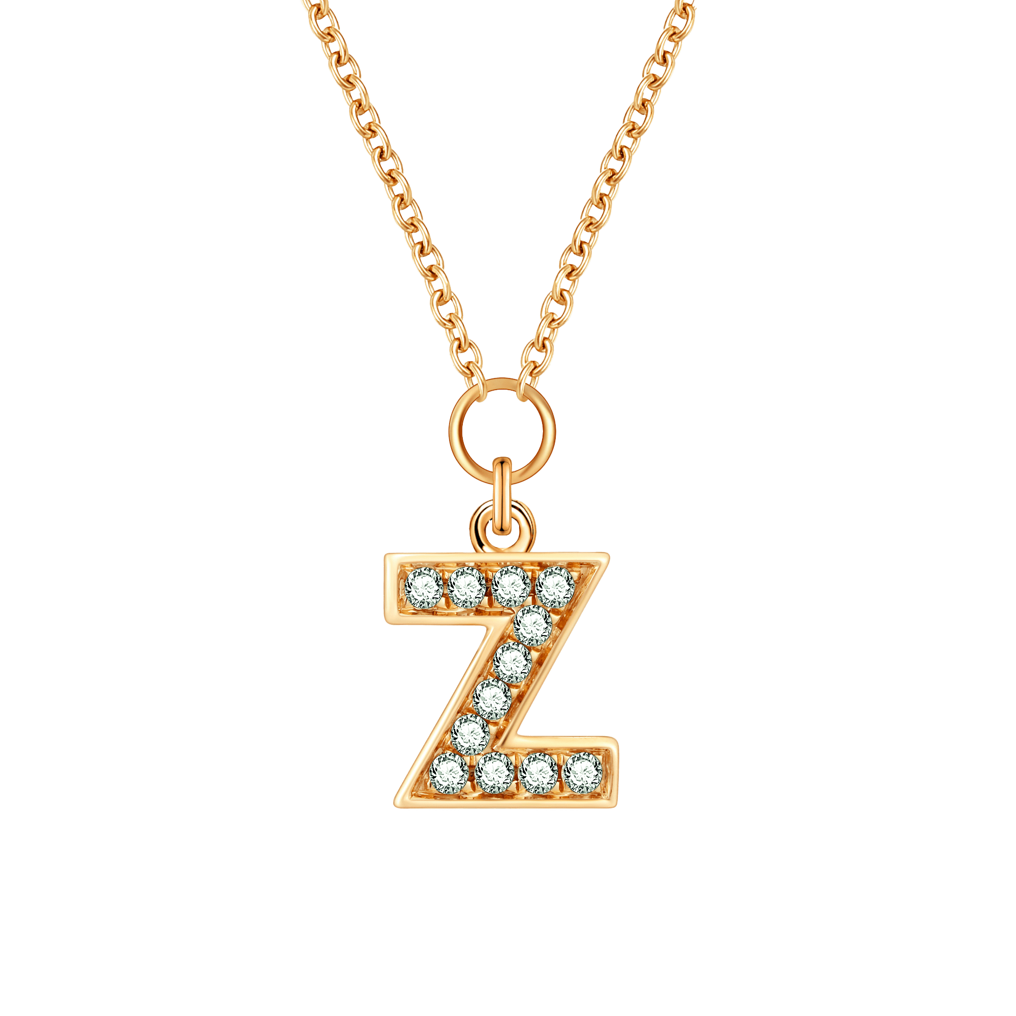 Alphabet LGD pendant necklace
