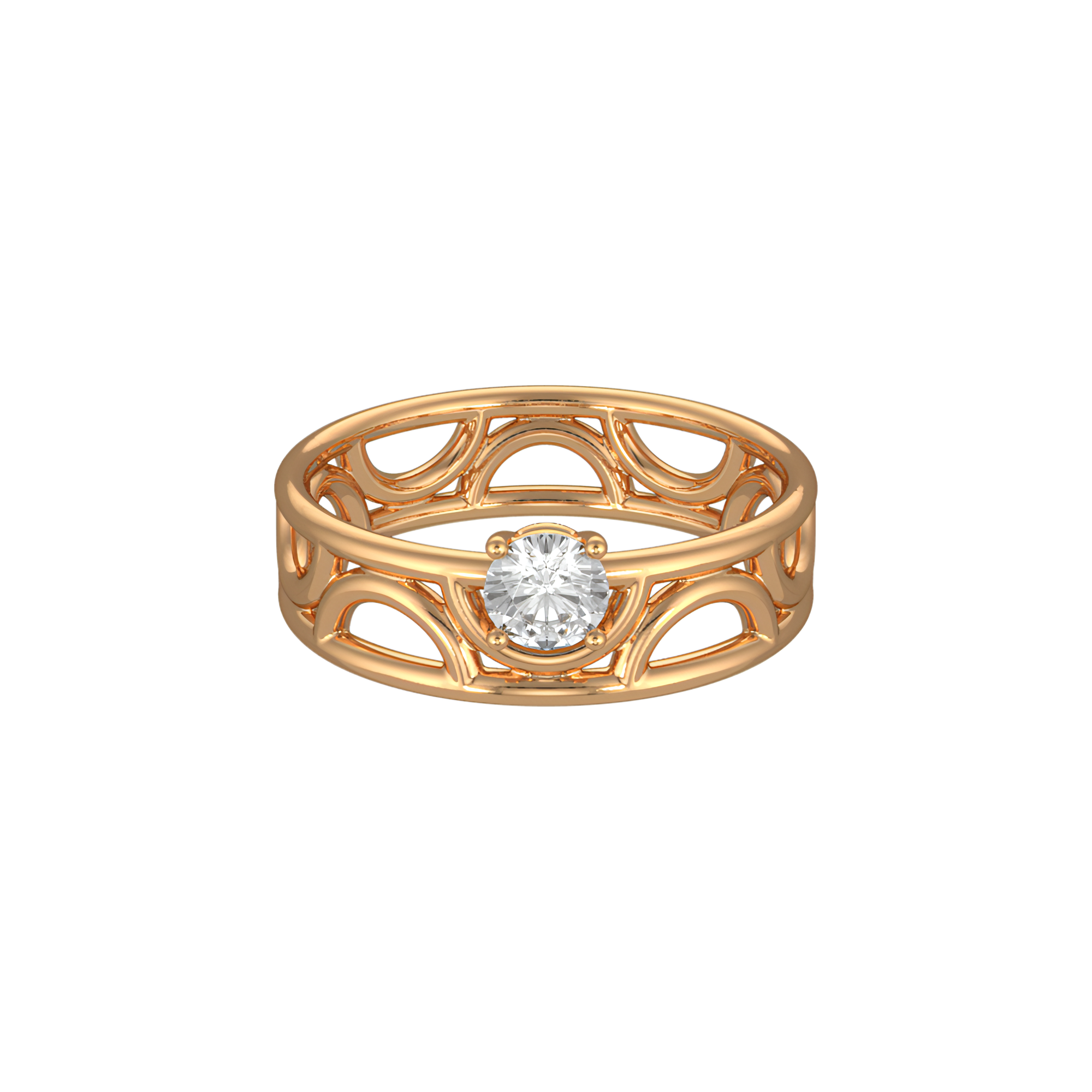  Amour perpétuel solitaire ring - Amour perpétuel solitaire ring -  The Future Rocks -    1 