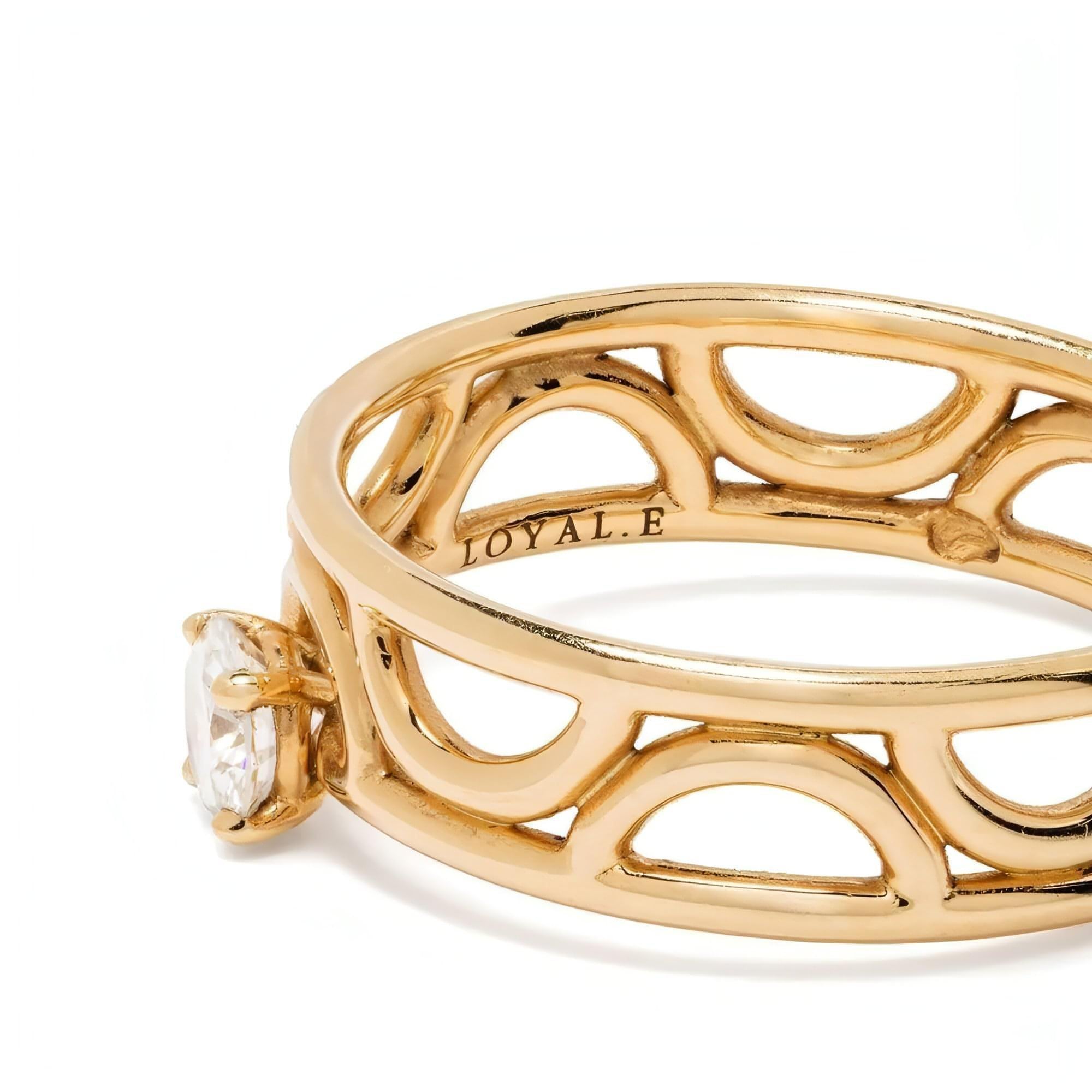  Amour perpétuel solitaire ring - Amour perpétuel solitaire ring -  The Future Rocks -    11 