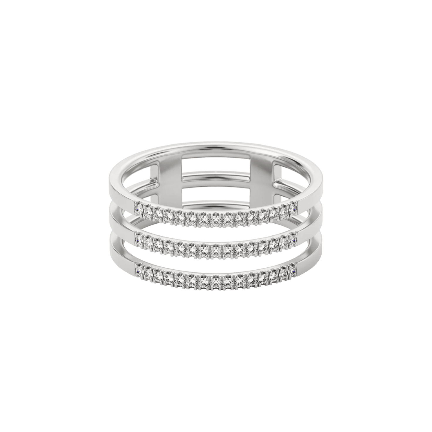  Apoidea pavé ring - Apoidea Lab-Grown Diamond Pavé Ring -  The Future Rocks -    3 