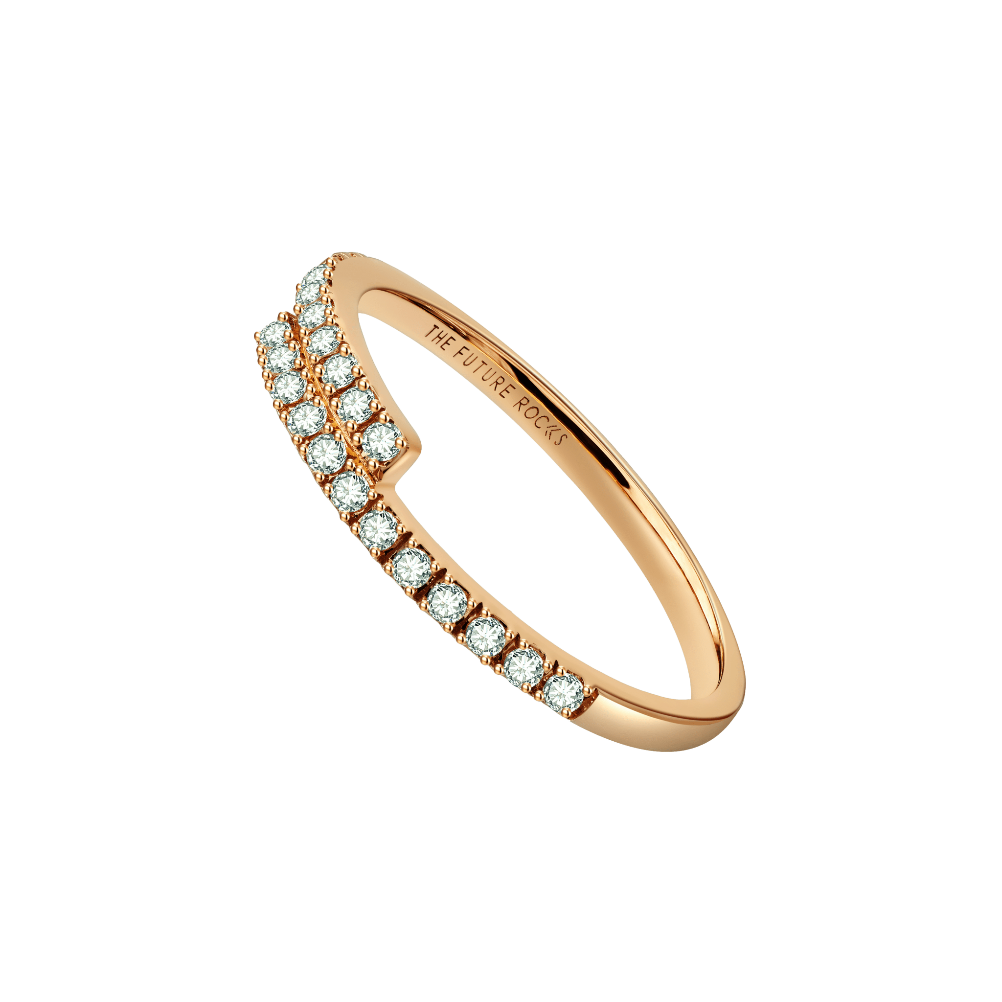  Ballerina ring - Ballerina Diamond Eternity Ring -  The Future Rocks -    6 